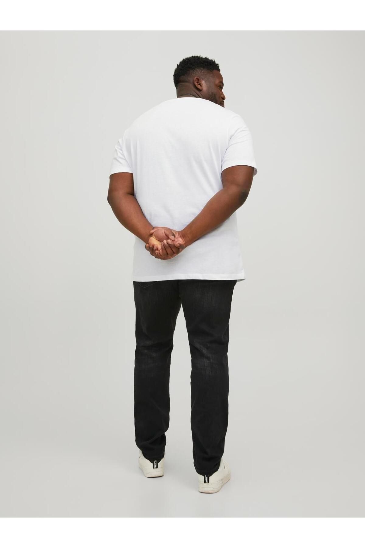 تیشرت مردانه سفید جک اند جونز | TYCE214743F9CA3F00 اورجینال - تصویر 4