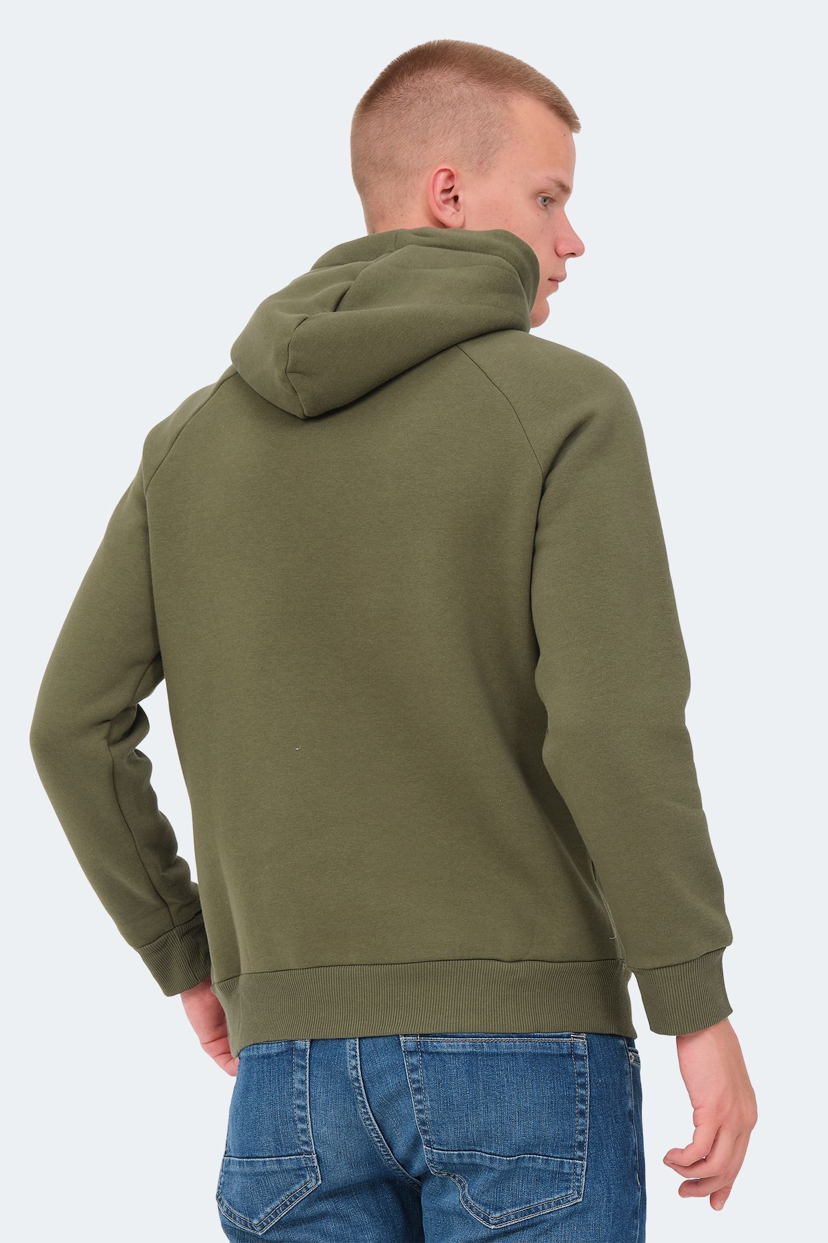 سویشرت مردانه خاکی KNIFE I Slazenger