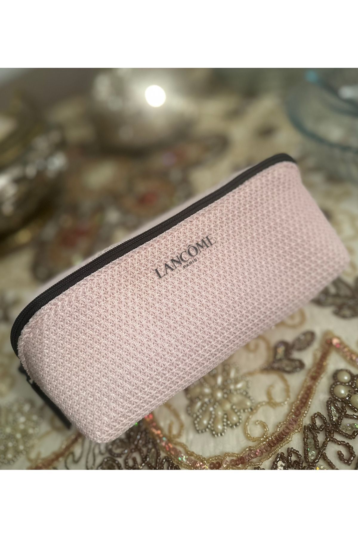 Lancome Makeup Bag Light Pink Trendyol