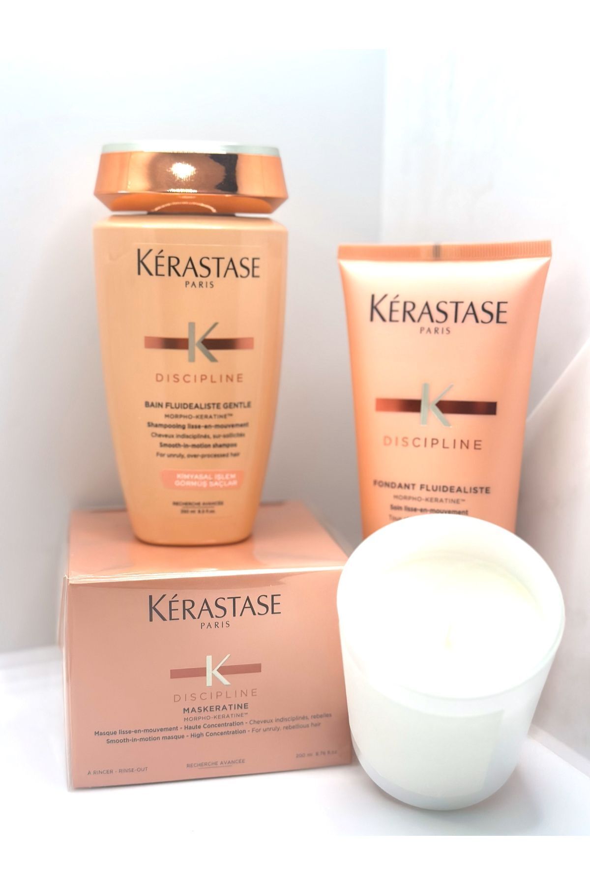 نظم -صاف کننده ضد وز - با شمع هدیه CYT794646466497464974664 Kerastase