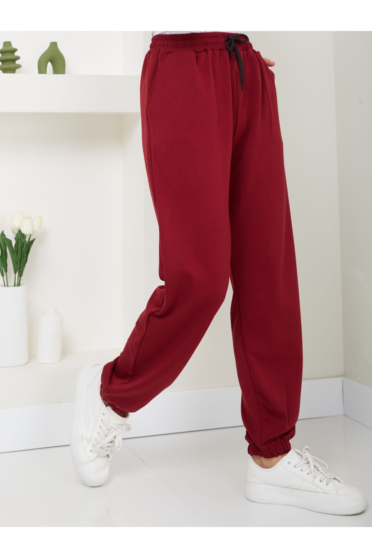 VOLT CLOTHİNG-Übergroße Jogginghose – Elastisches Bein und Taille 4