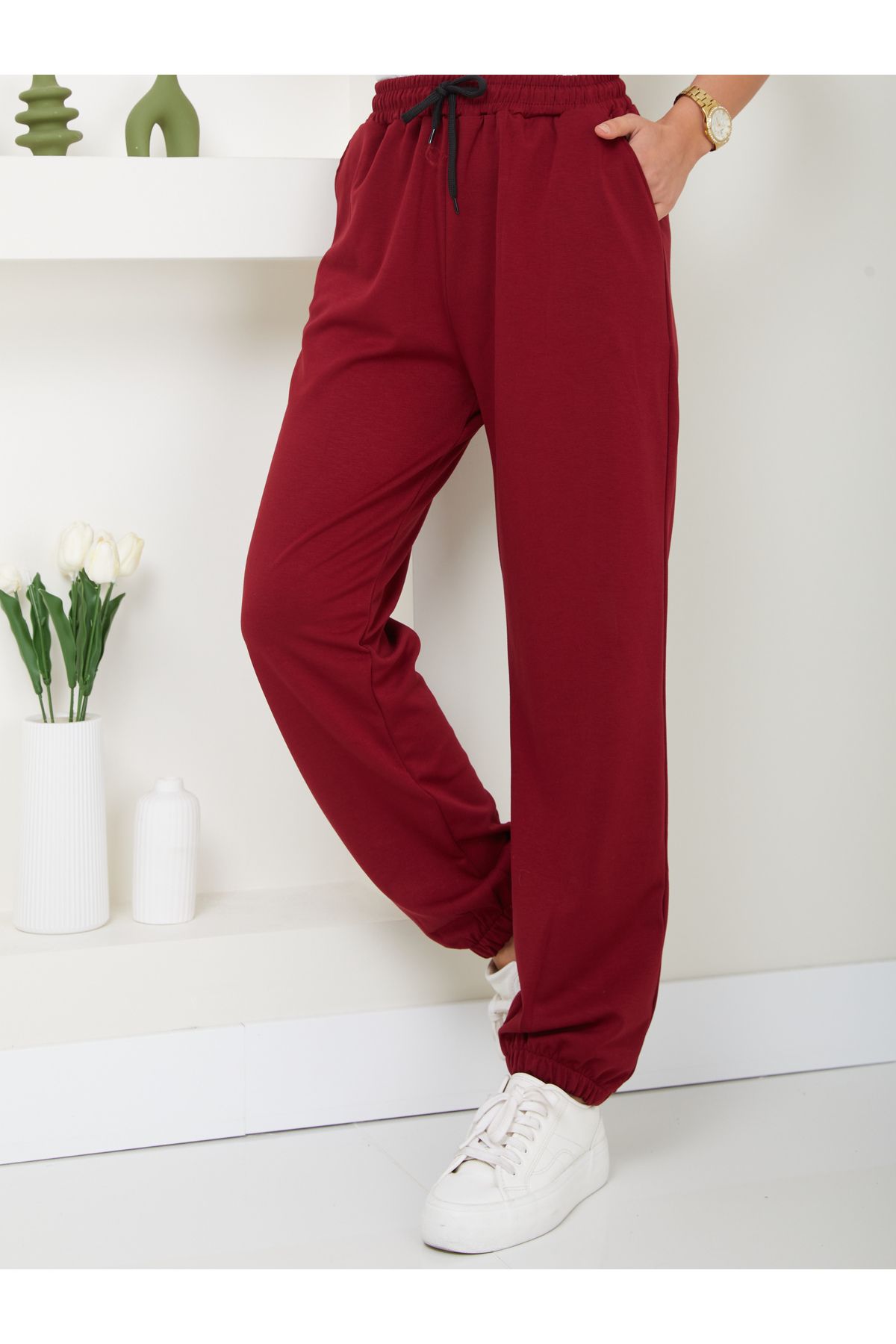 VOLT CLOTHİNG-Übergroße Jogginghose – Elastisches Bein und Taille 3