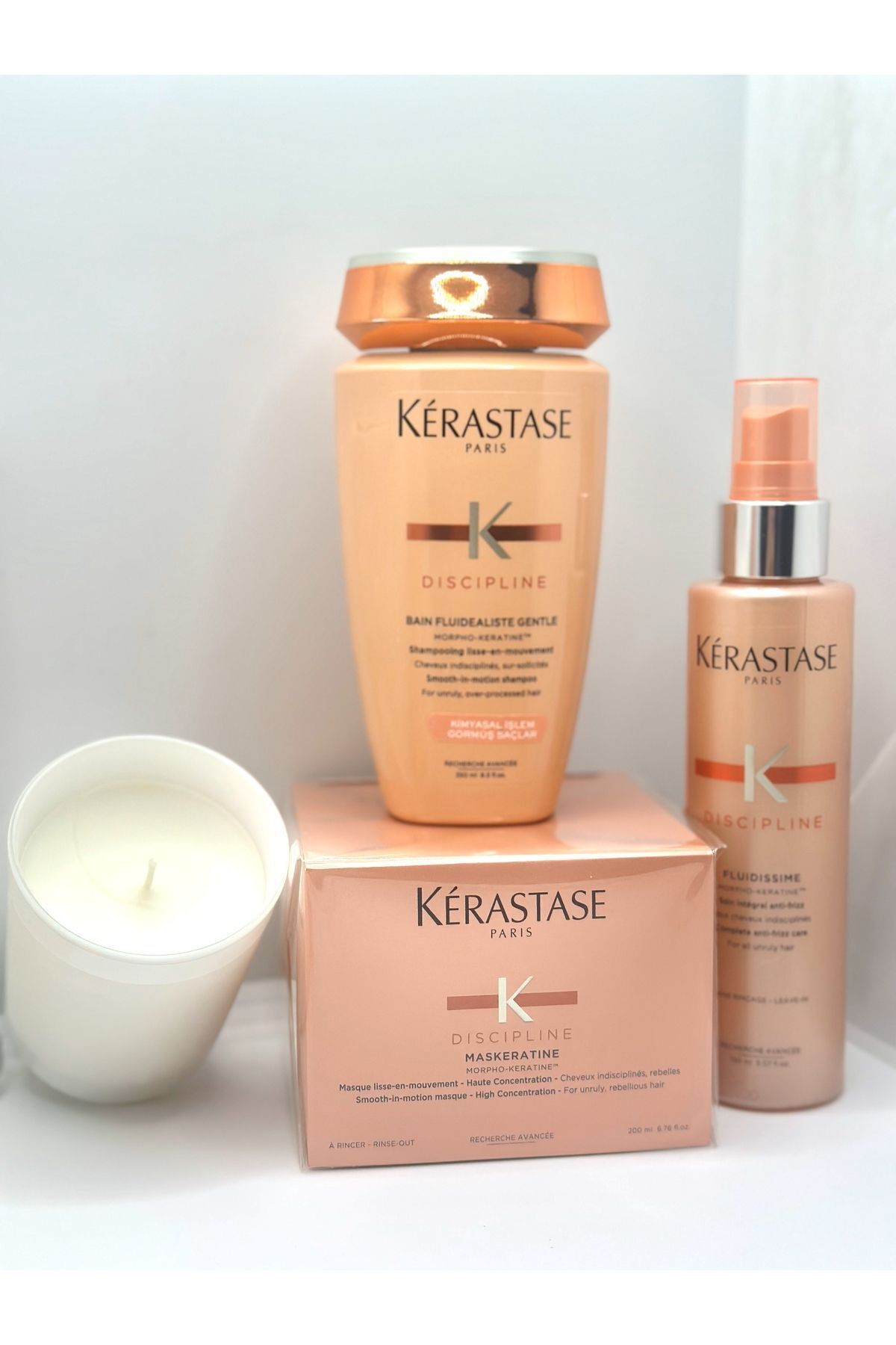 ست مراقبت ضد وز ملایم دیسیپلین Bain Fluidealiste CYT8579764794641331464613317 Kerastase