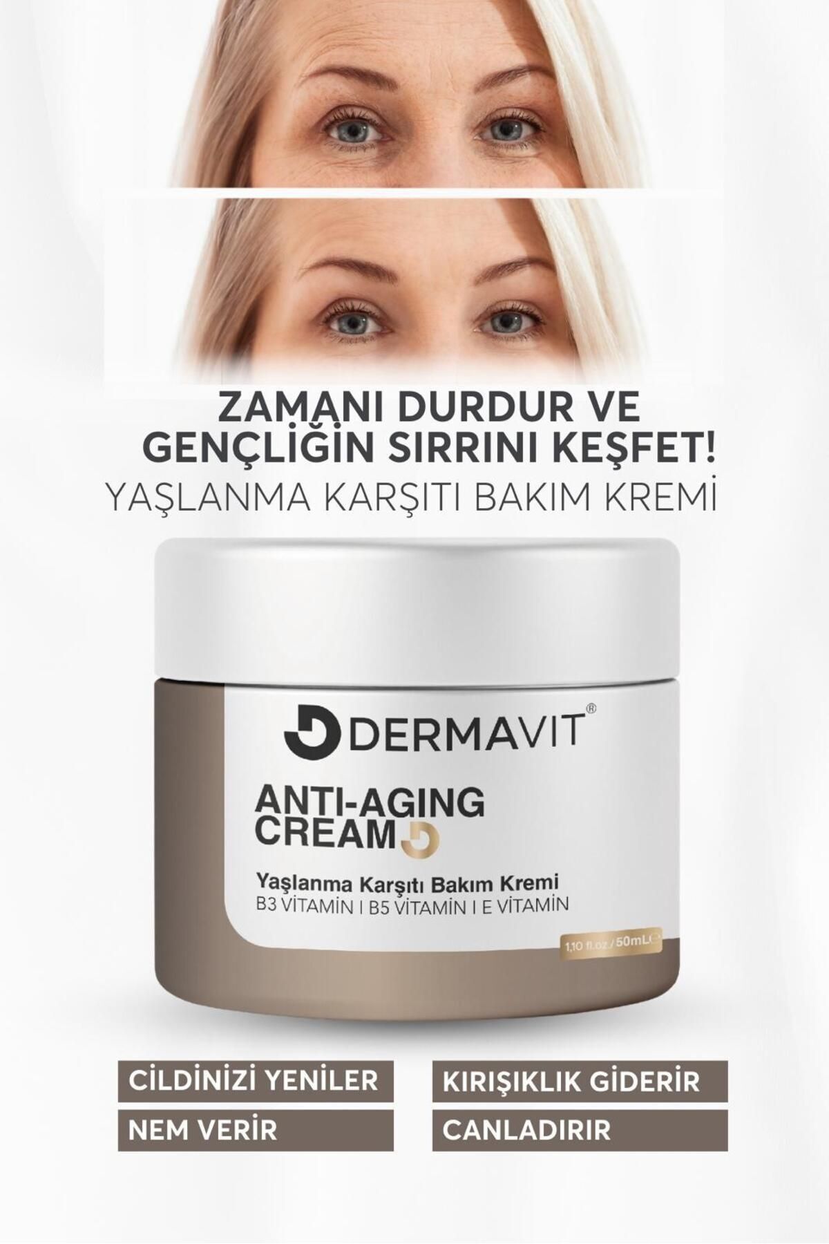 Dermavit Gençleştiren Yaşlanma Karşıtı Ve Kırışıklık Giderici Krem 50 ml