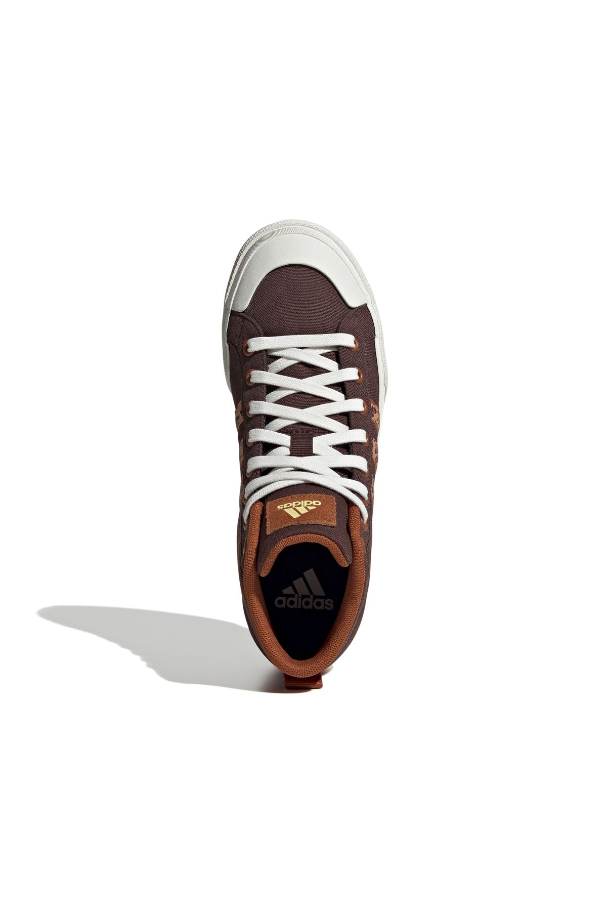 اسنیکر چند رنگ زنانه Bravada 2.0 Mid Platform کفش روزانه IH7297 قهوه ای adidas