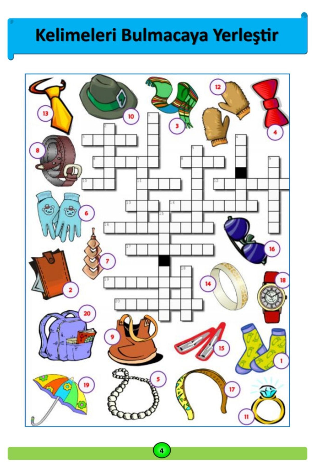 Enine Boyuna Eğitim-English Vocabulary Memorization Set (Digital in Pdf Format) - Transverse Longitudinal Training 3
