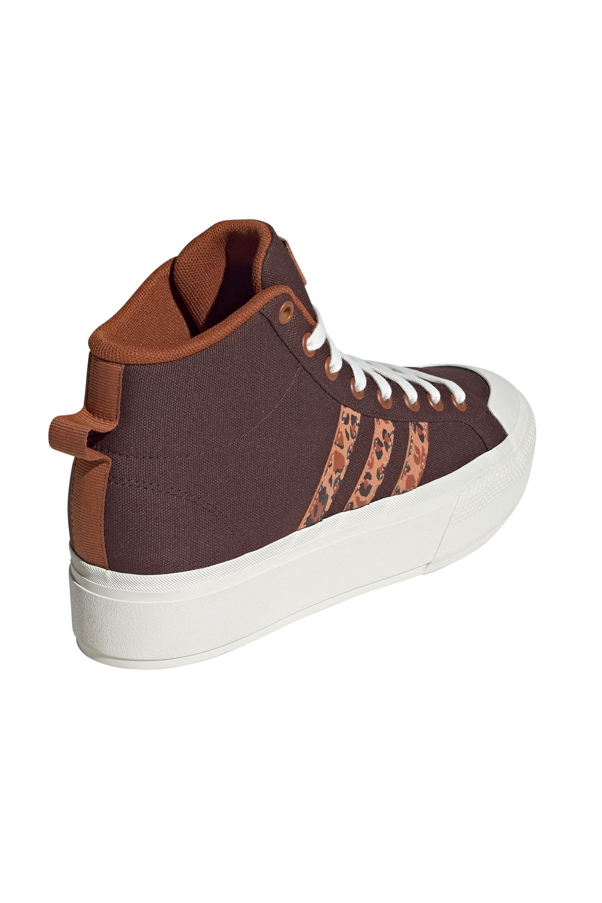 اسنیکر چند رنگ زنانه Bravada 2.0 Mid Platform کفش روزانه IH7297 قهوه ای adidas