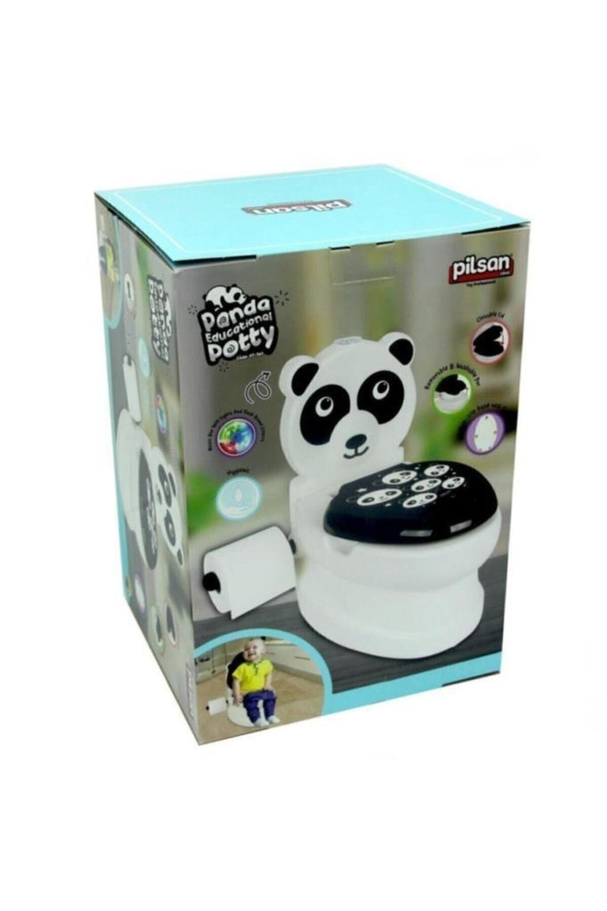 Eğitici Panda Çocuk Klozet Lazımlık 4