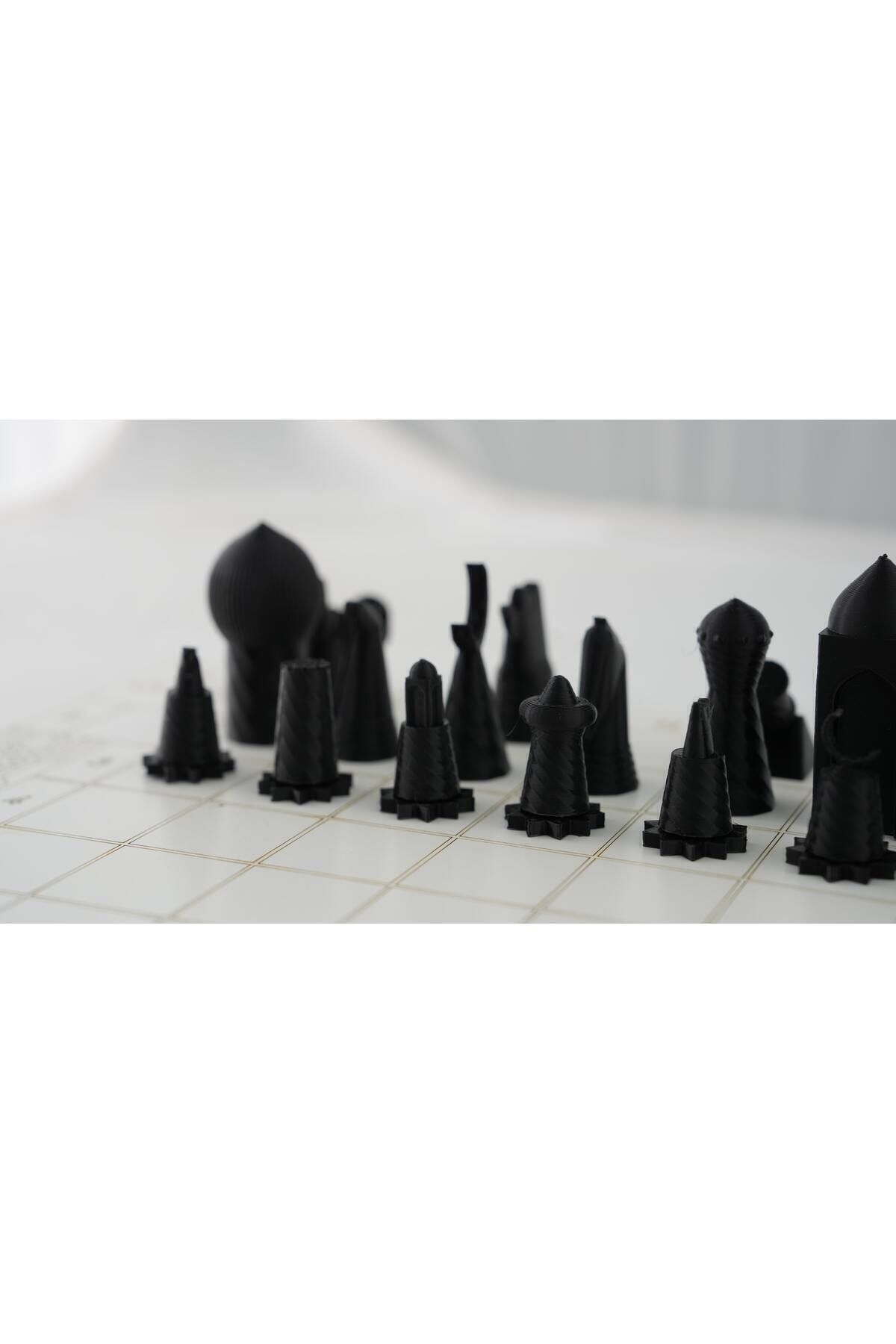 Layer-Large Size Timurlenk Chess Set - Osman Chesser 8