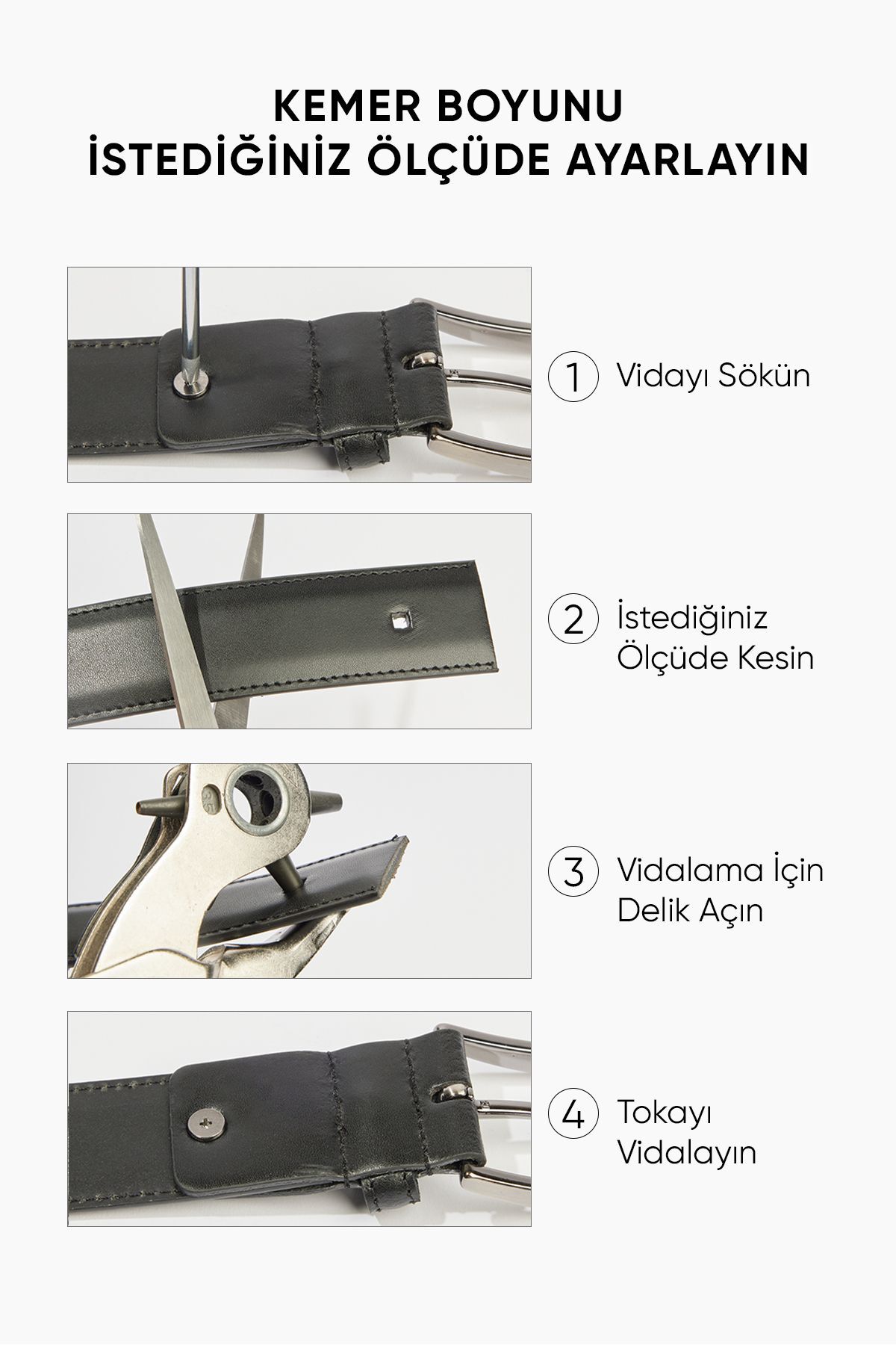 کمربند مردانه قهوه ای آلتین ییلدیزAC&Co / Altınyıldız Classics | ET2424100001 اورجینال - تصویر 3