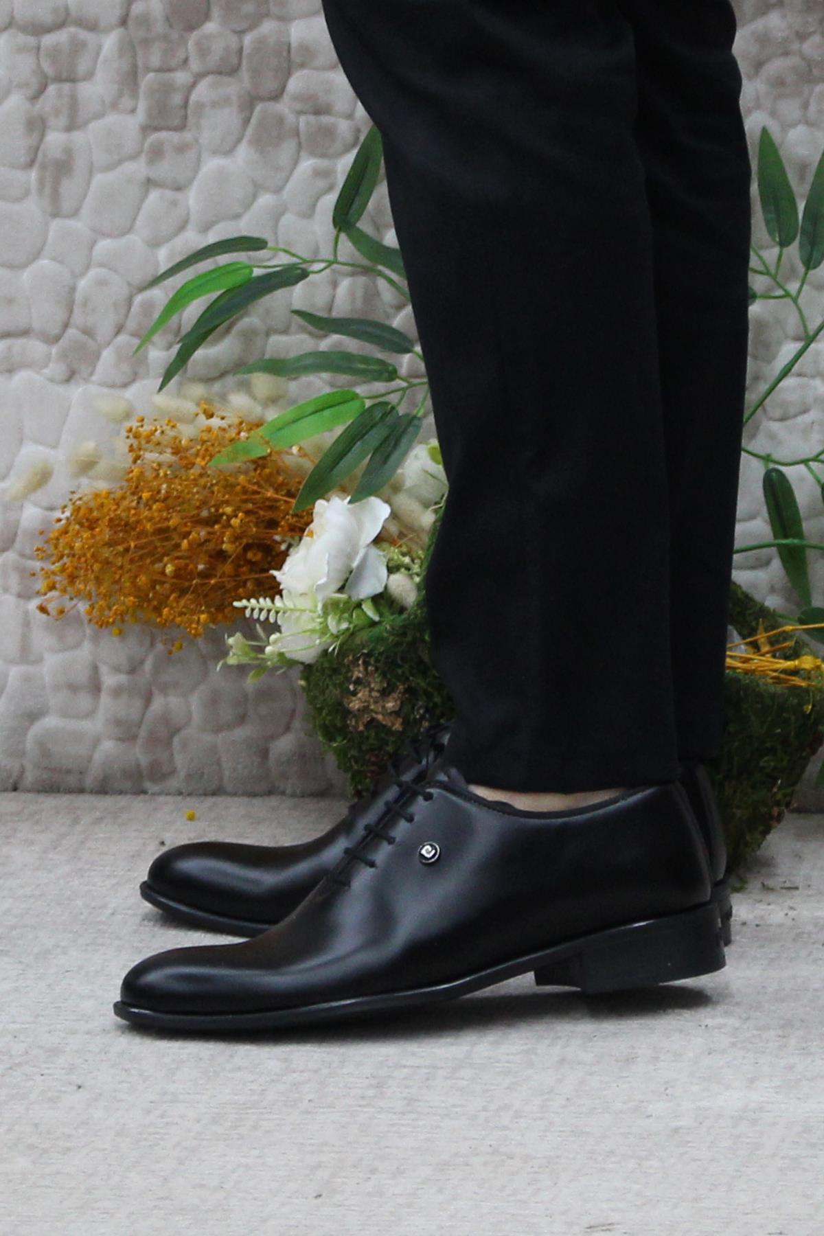 کفش کلاسیک پیر کاردین مردانه چرم مصنوعی قهوه ای  Dama      Düğün/Nikah | Pierre Cardin 24K-Pierre-Cardin-7059-Açma - تصویر 3