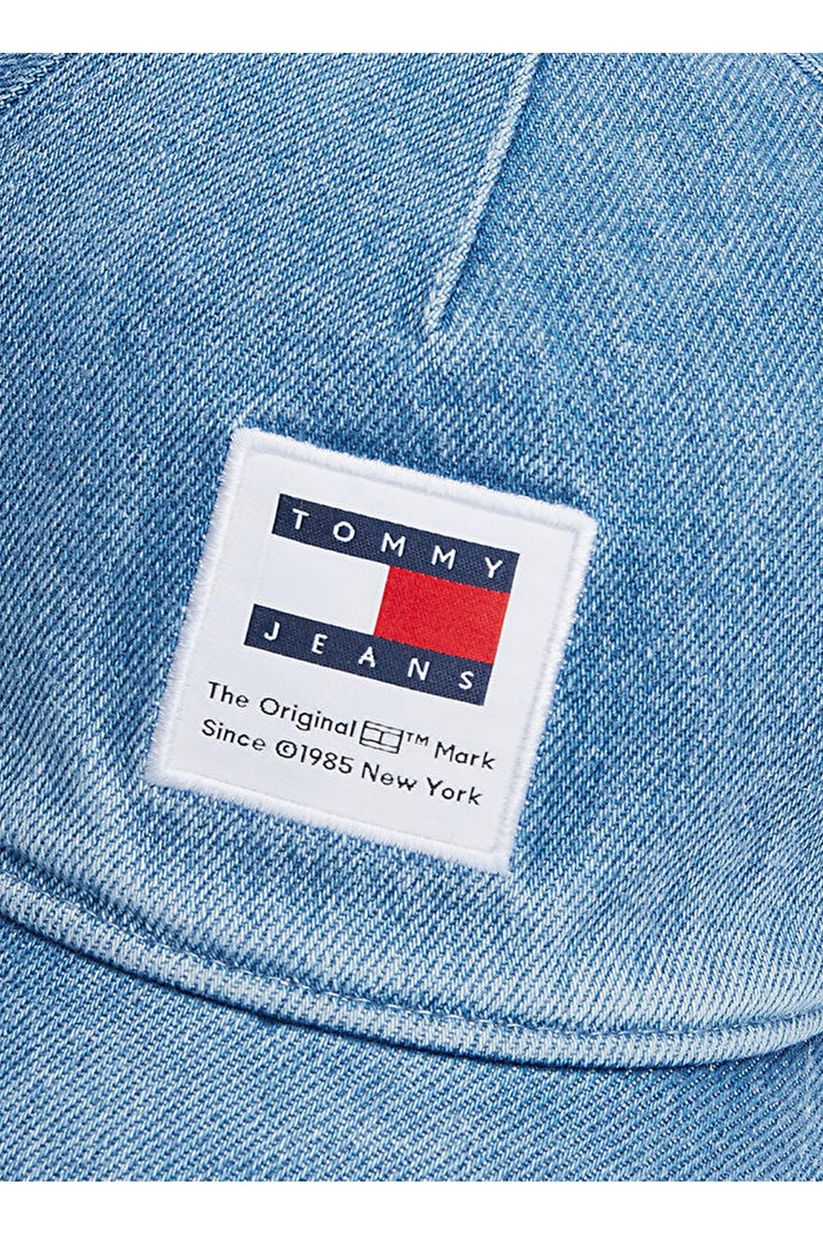 کلاه آبی مردانه AM0AM120190GY اورجینال Tommy Jeans