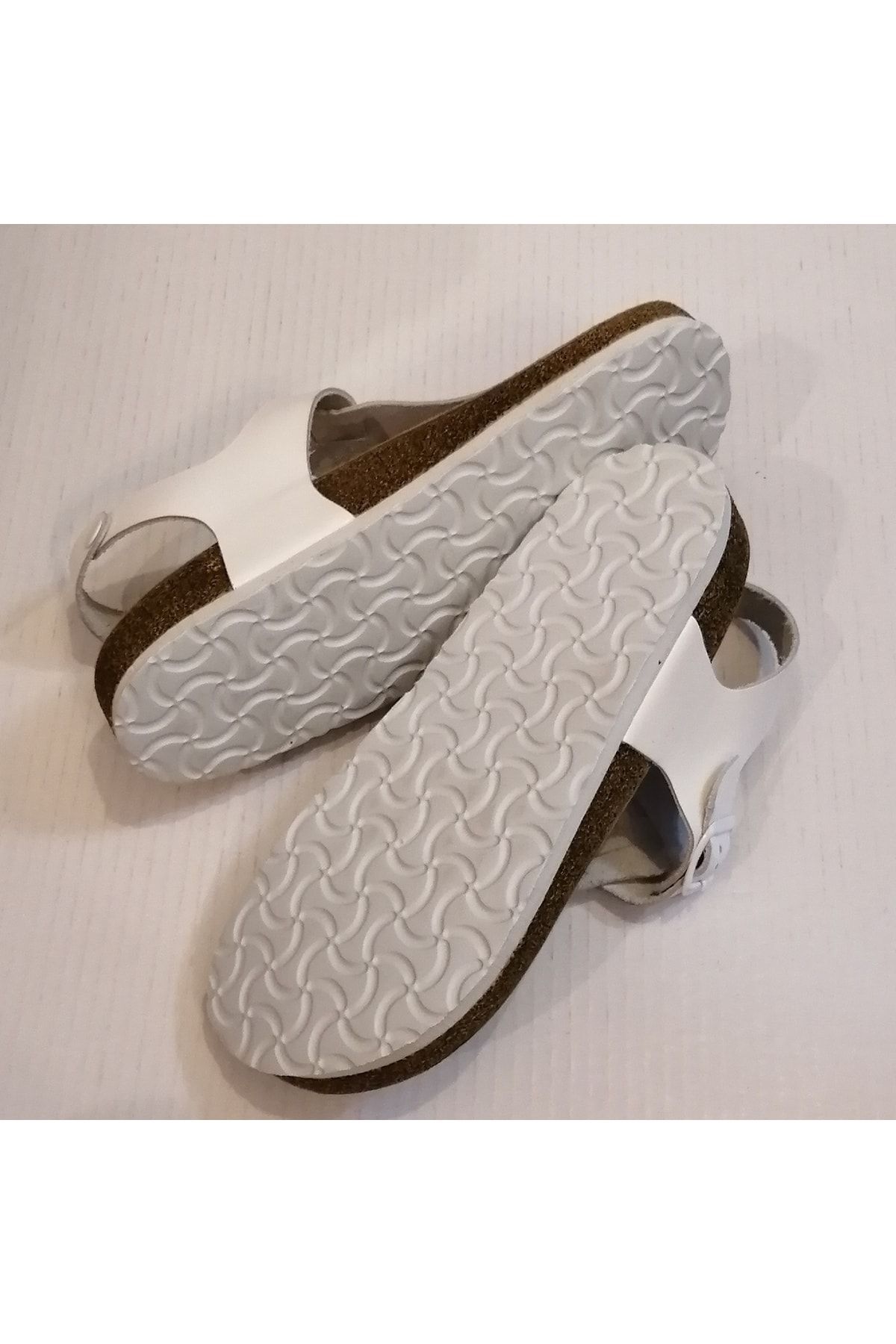 صندل زنانه سفید D By Divarese | 5572279 اورجینال - تصویر 5