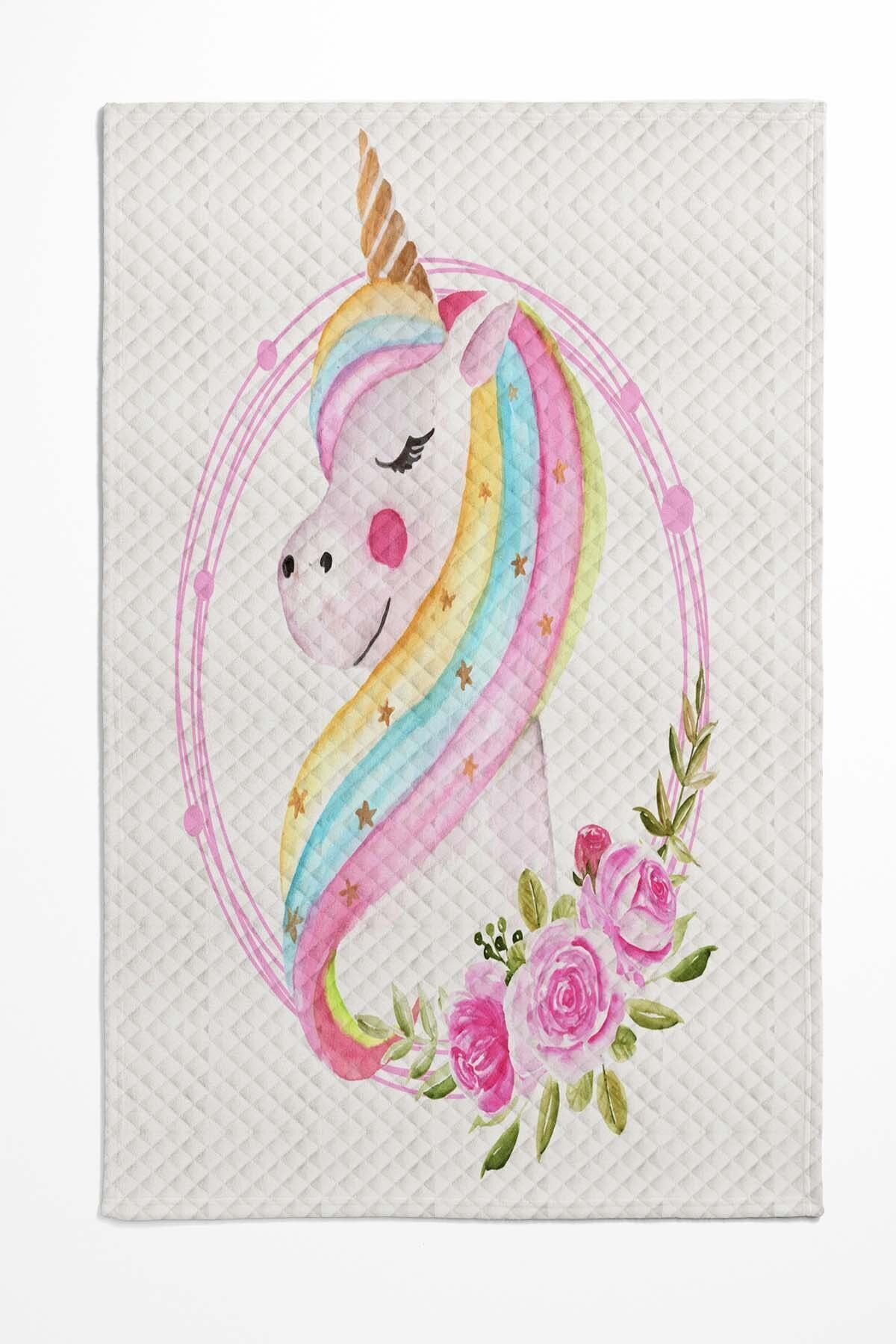 Else Dekor-Unicorn Horse Patterned Single Children's Pique Set 3