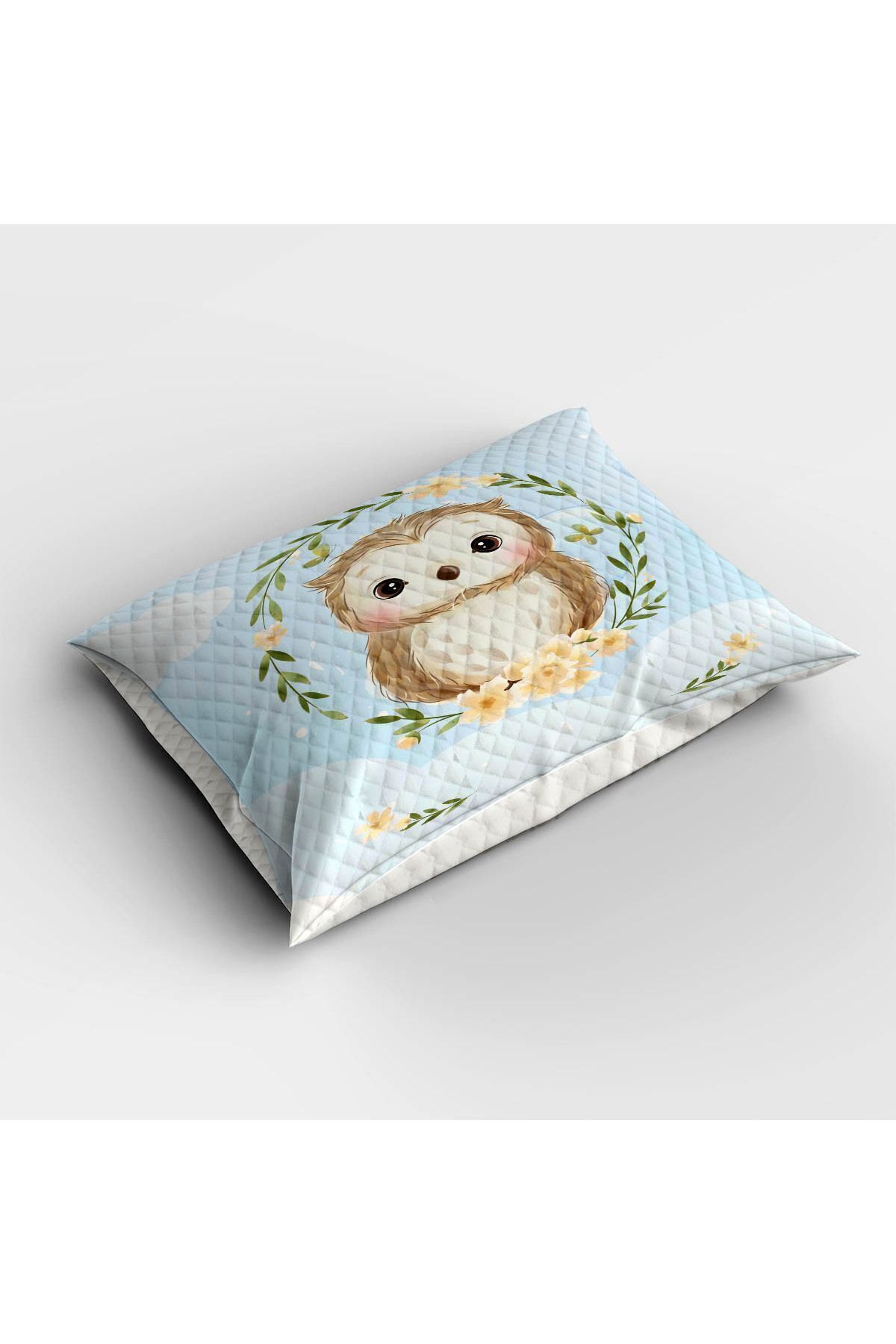 Else Halı-Crescent and Star Gazelle Patterned - Single Children's Pique Set 4