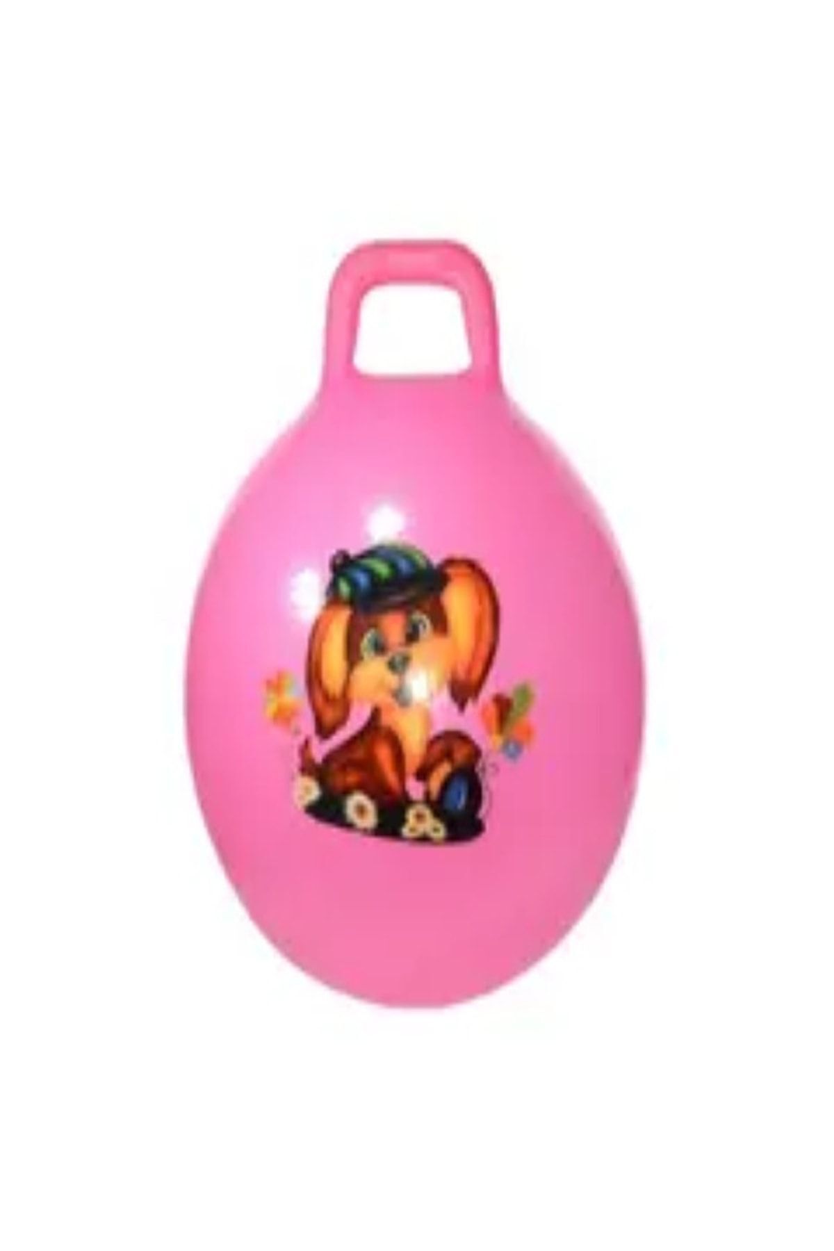 Eğlenceli Zıp Zıp Top Pembe (hayvan Figürlü)