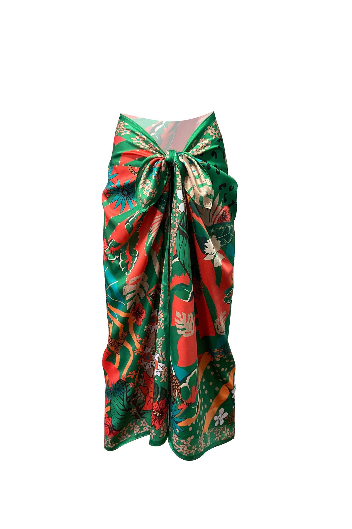 Bolder Elena Montenegro Satin Pareo - Designul Nu Arată Interior Femeie - Standard
