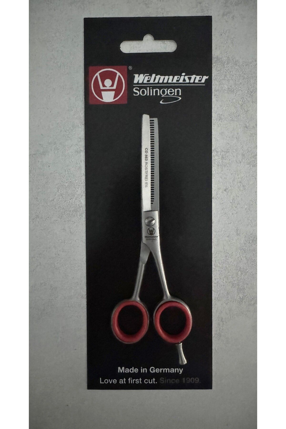 قیچی موی کوتاه 5.5 اینچی Weltmeister Efile با کیفیت CD863 Solingen
