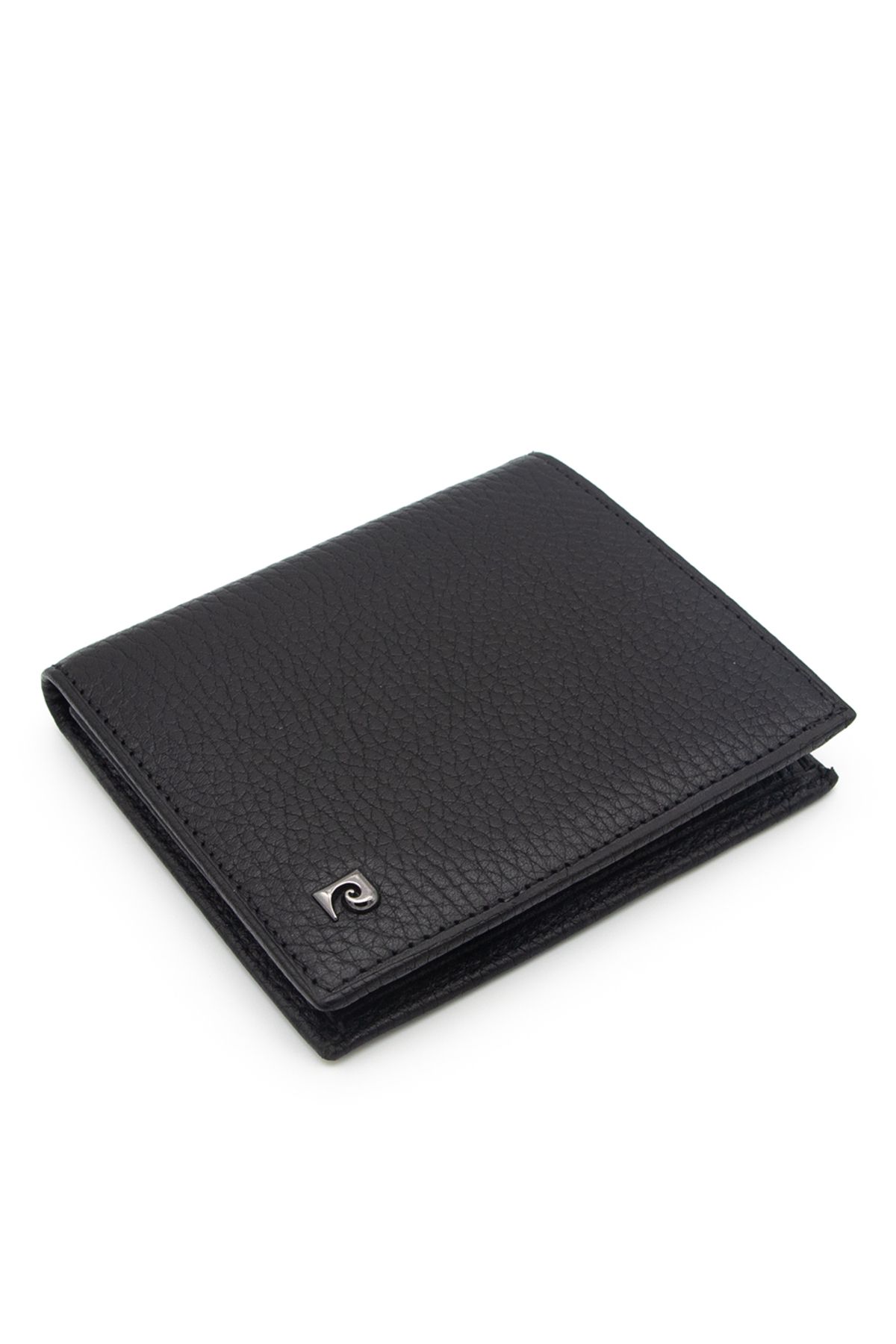 کیف پول مردانه چرم مشکی Floater FT2016 Pierre Cardin
