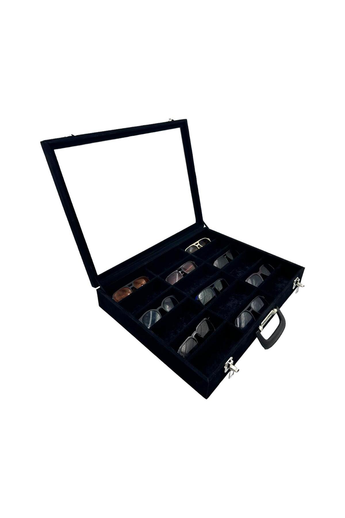 Bond 18-Pack Glasses Bag Alcantara Black