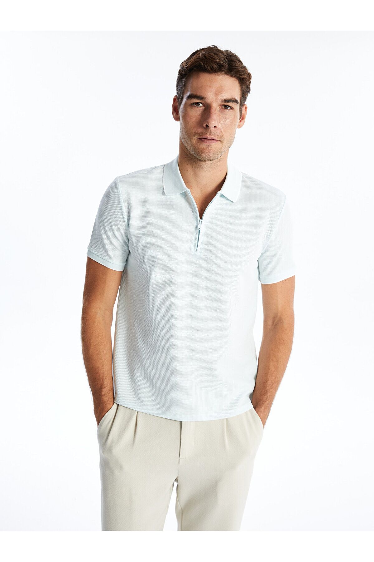 LC Waikiki Męska Koszulka Polo Z Krótkim Rękawem I Kołnierzykiem - Lcw Mężczyzna - 2XL