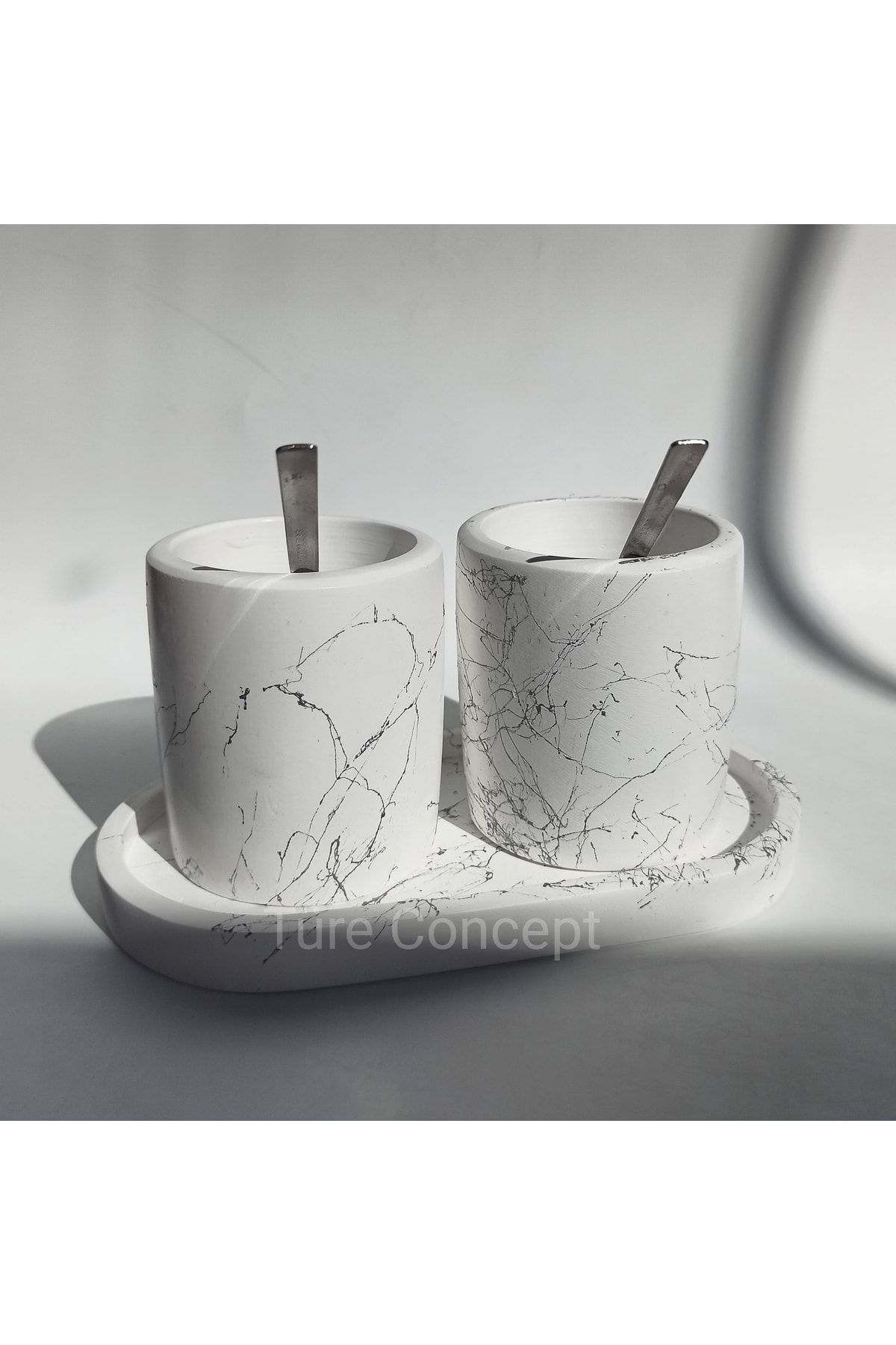 Ture Concept-Silver Detailed Salt & Pepper Shakers - Bharatlik Set 2