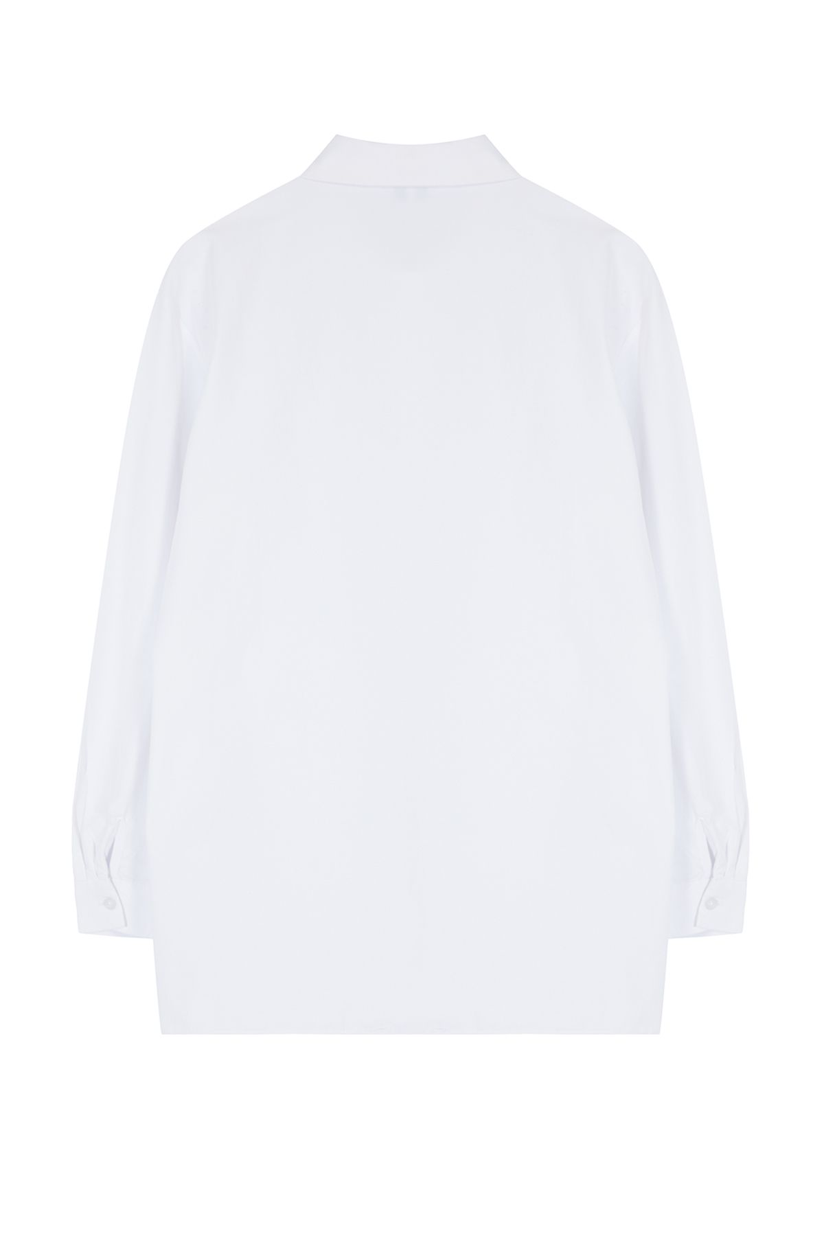 Trendyol Modest-White Woven Shirt with Shiny Sequin Detail - TCTSS24TG00081 7