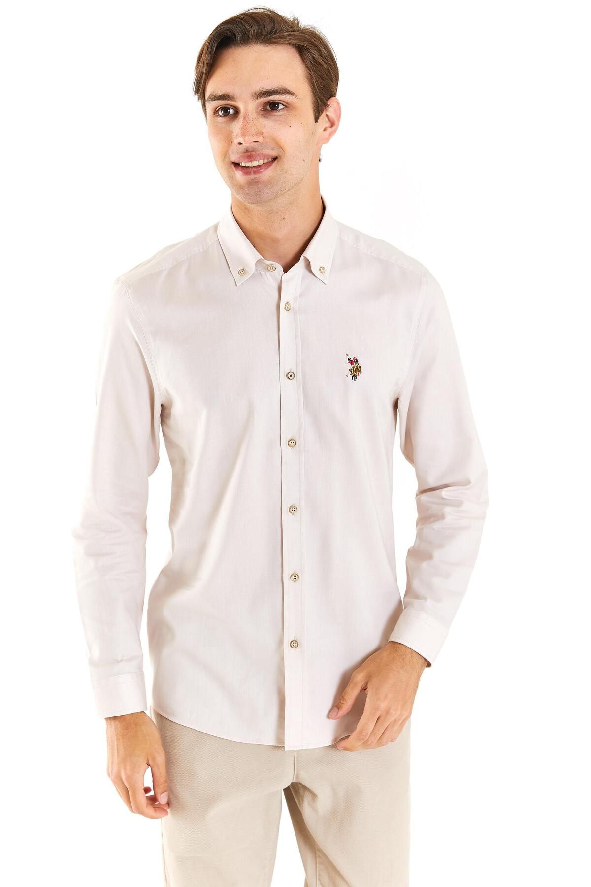 1826727 پیراهن یقه دار بافته شده U.S. Polo Assn.