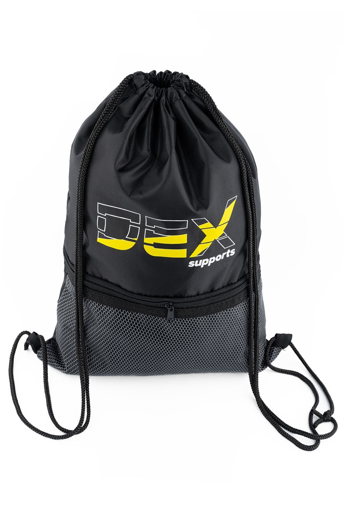 دستکش وزنه برداری مشکی مچ دست سریال Elite Art Bandaji کیسه ورزشی Sackpack 2 Dex Supports