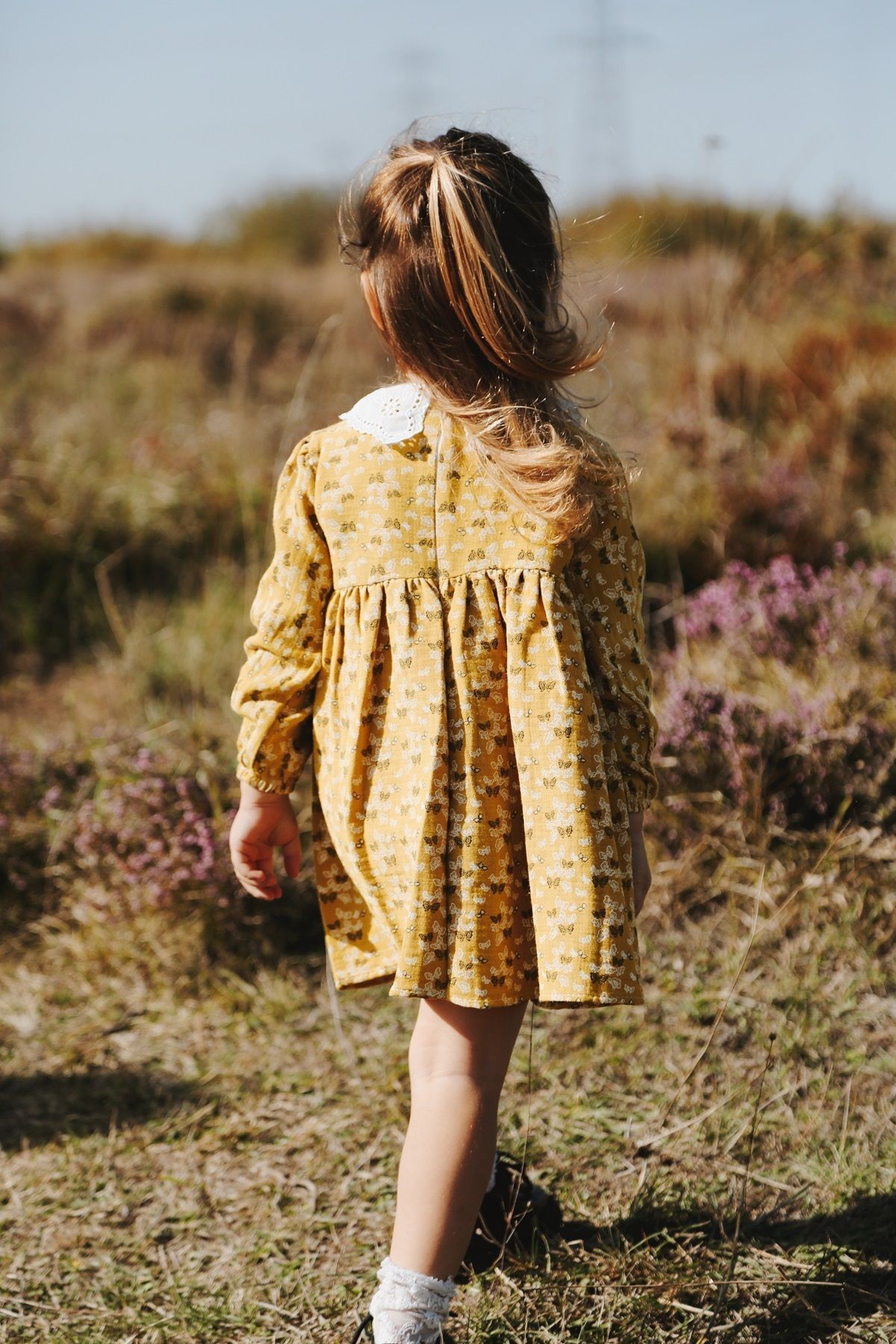 Baby Animals-Baby Mädchen Kinder Geburtstag Party Hochzeit Kleid Gefüttert Kinderkleidung Kleinkinderkleidung Mädchen Elbmuslin 5