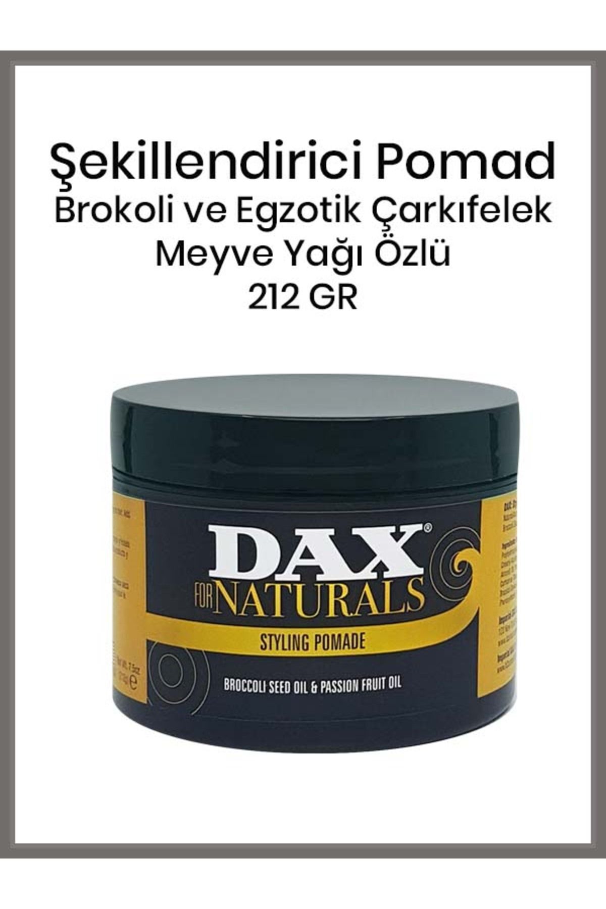 پوماد نچرالز استایلینگ 212 گرم Dax