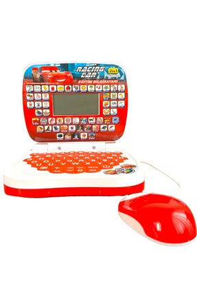 TRUST STORE Oyuncak Laptop Şimşek Mcqueen Bilgisayar Türkçe-İngilizce 100 Fon...