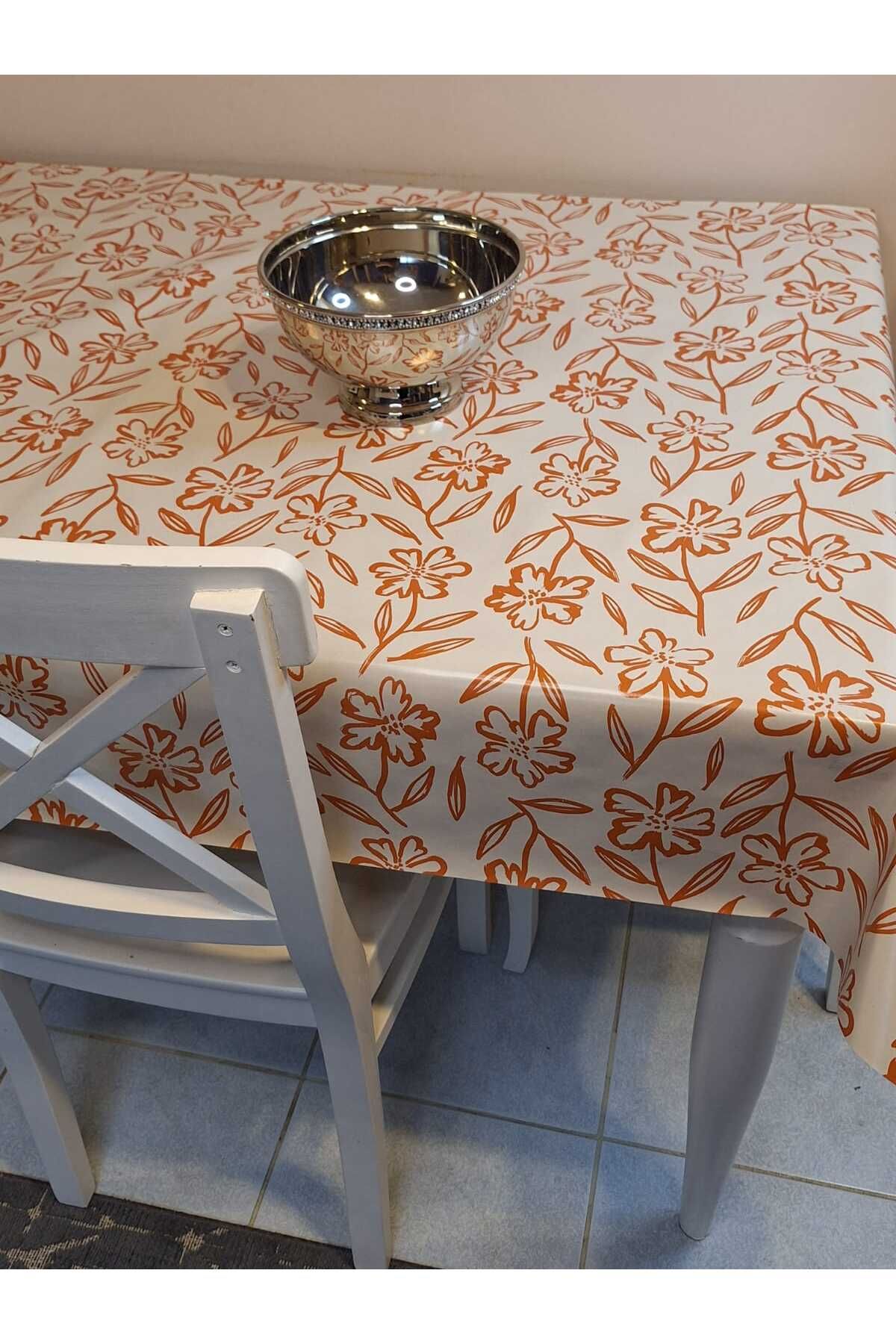 Başak Ev Tekstili-Patterned FiberPvcOilcloth - Wipeable Table Cloth 5