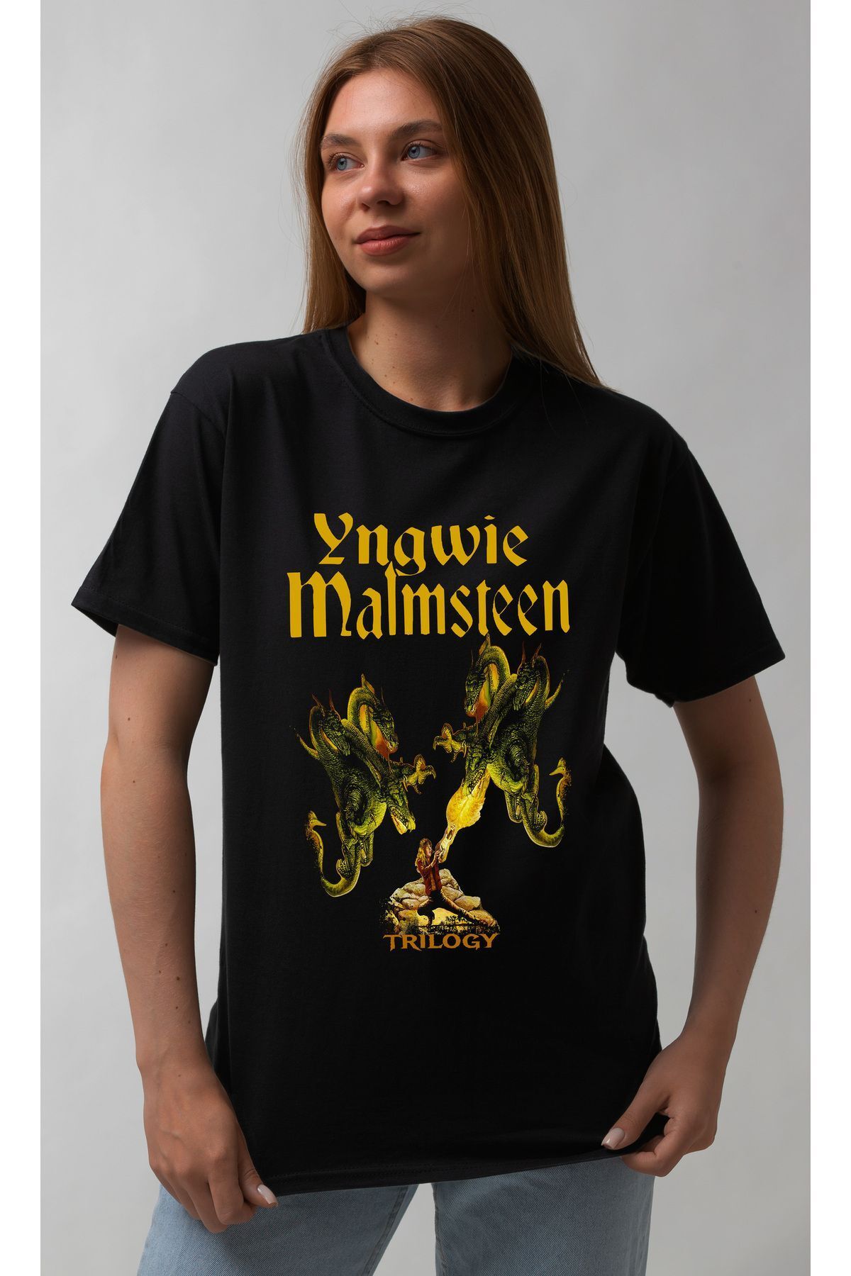 BUTSHIRT-'YNGWIE - MALMSTEEN - TRILOGY' Themed Oversize T-Shirt 3