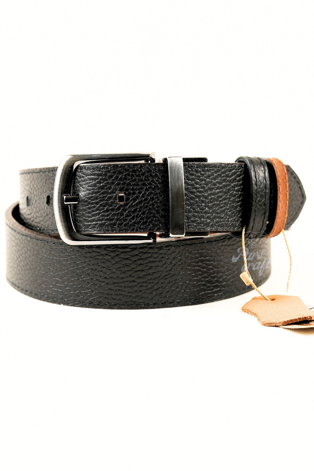 کمربند مردانه قهوه ای Parscraft | 1O4CFTTRF اورجینال - تصویر 4