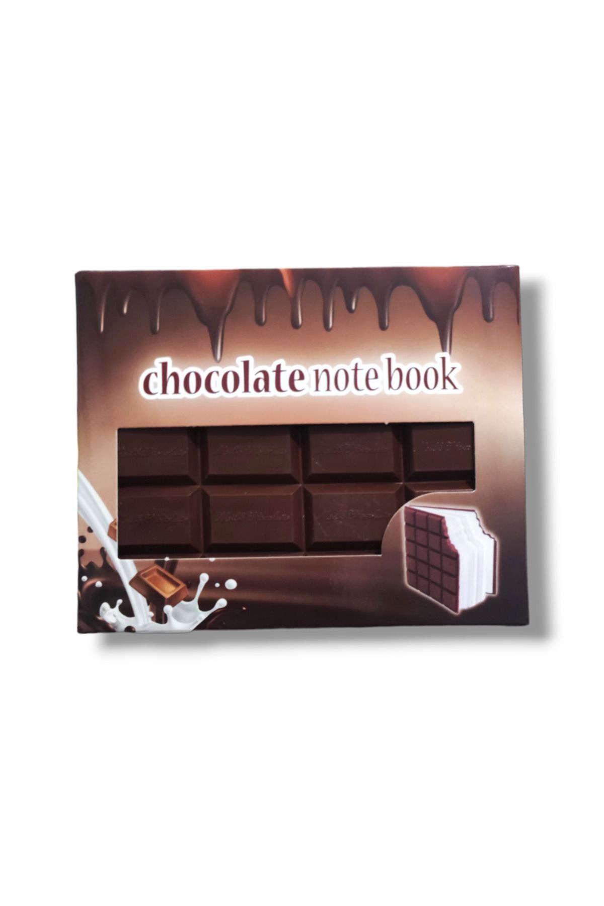 Pembe Pasaj-Chocolate Patterned Unlined Notebook 4