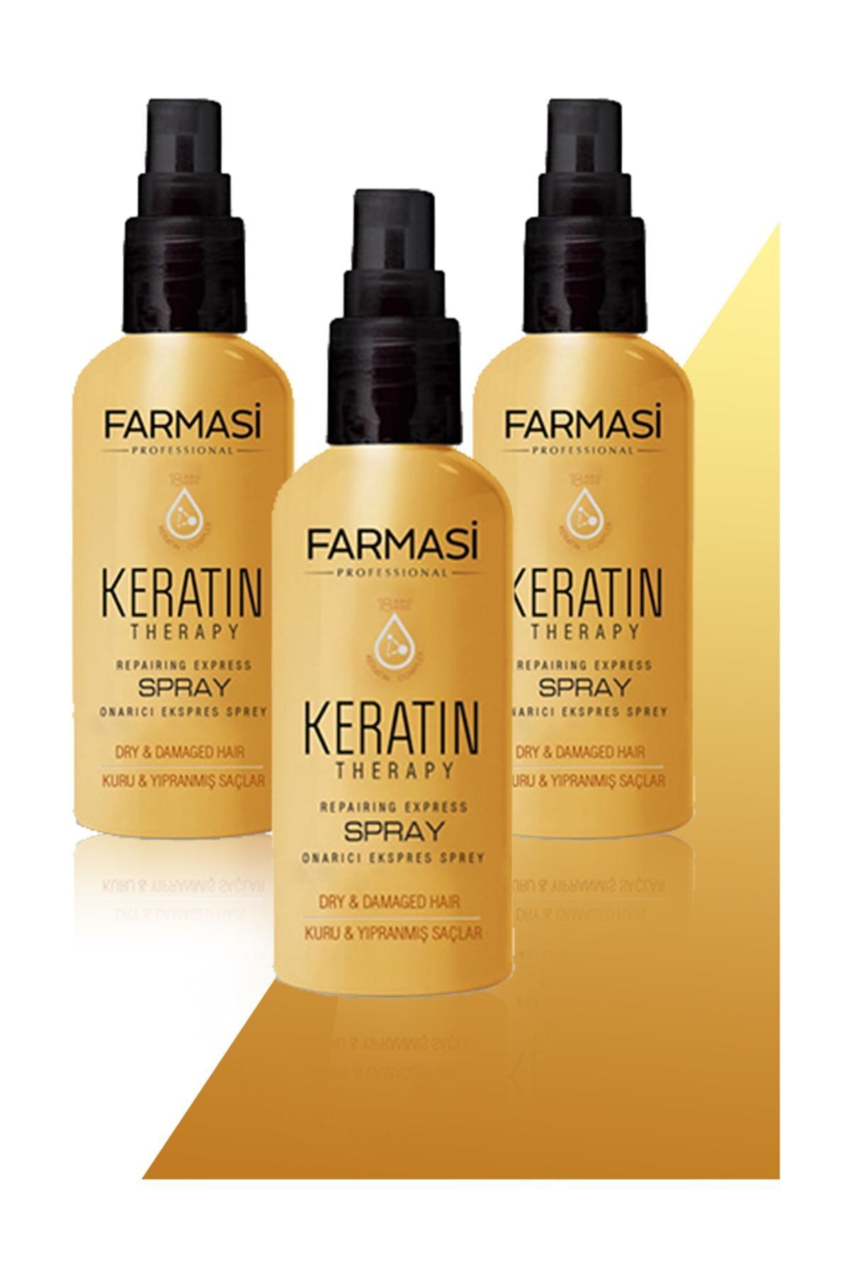 Farmasi-Keratin Therapy Repairing Express Spray - 115 ml, 3 Pieces 1