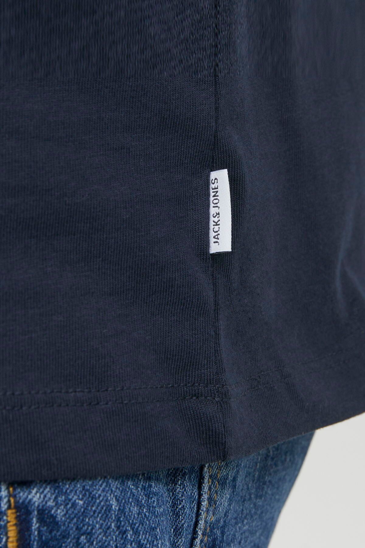 تی شرت آبی مردانه Jack & Jones JJEORGANIC BASIC TEE SS O Navy Blue 101069469 Jack & Jones