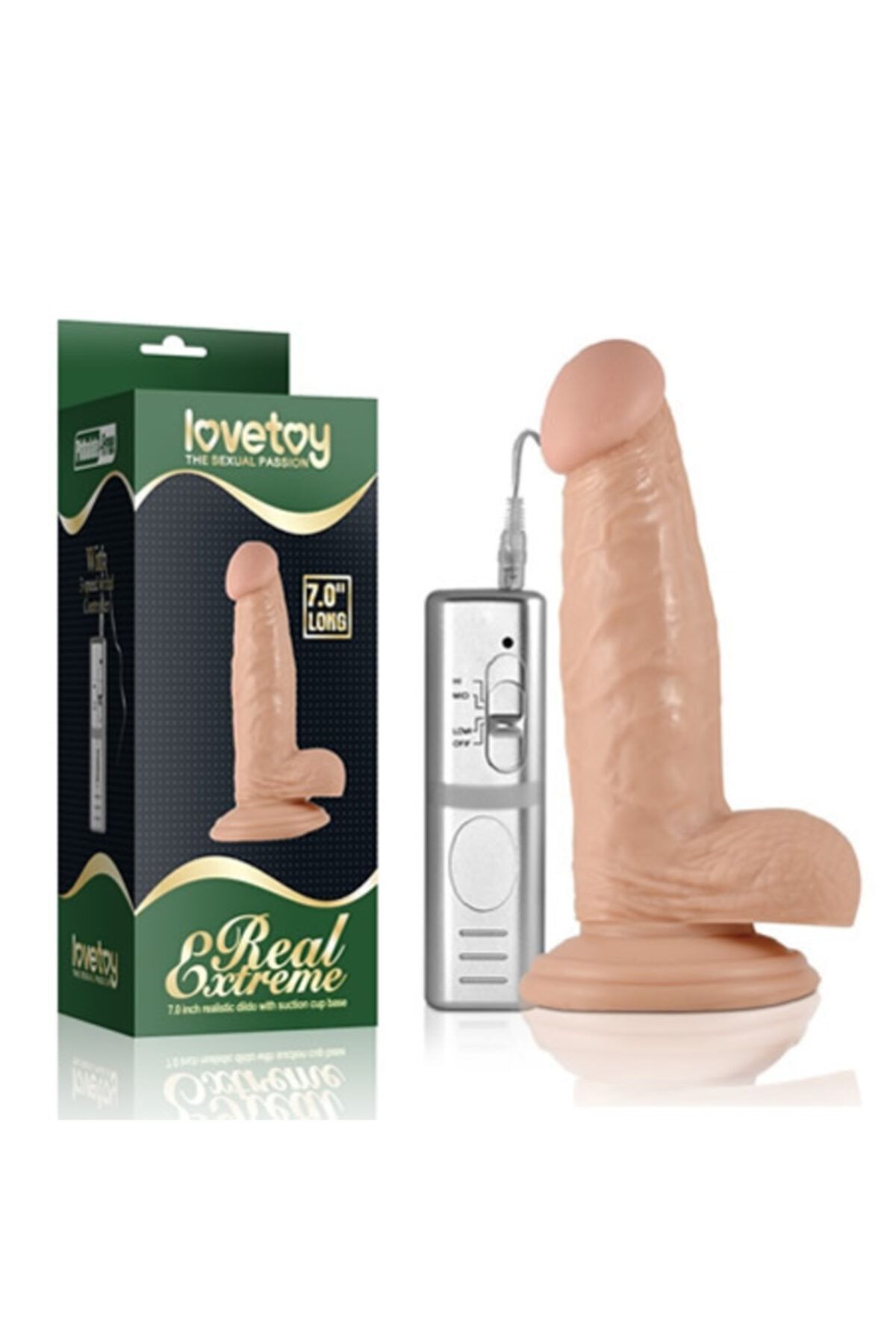 Hızlıexpress 17 Cm Titreşimli Kumandalı Vibratör Realistik Penis