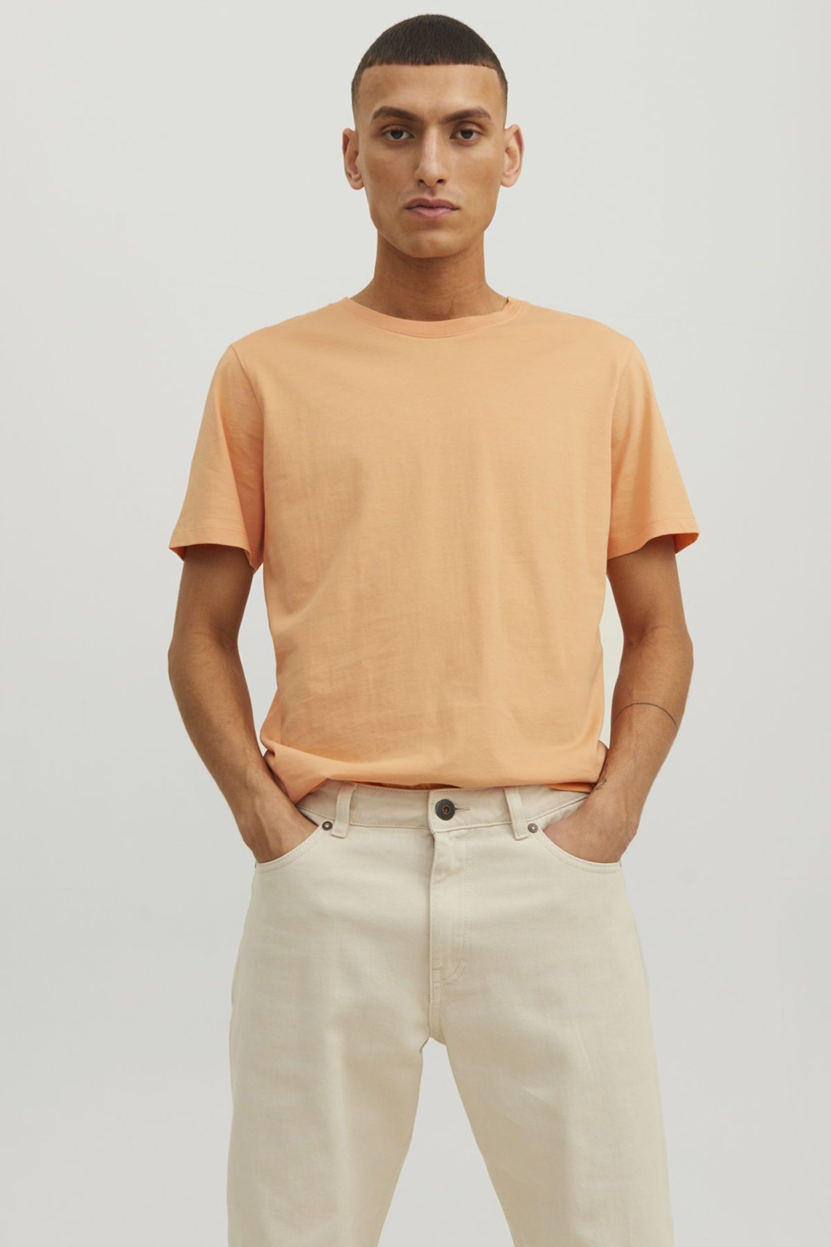 تی شرت چند رنگ مردانه Jack Jones یقه خدمه پایه ارگانیک Jack & Jones