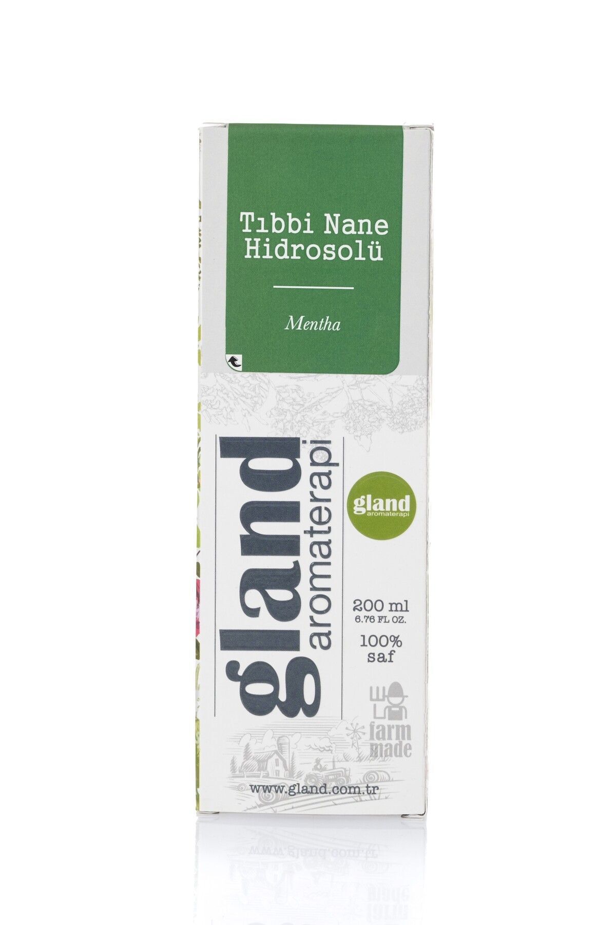 تقویت کننده مو GLAND Aromaterapi اورجینال  برند خارجی nane200 Medical Mint Hydrosol 200 Ml - تصویر 3