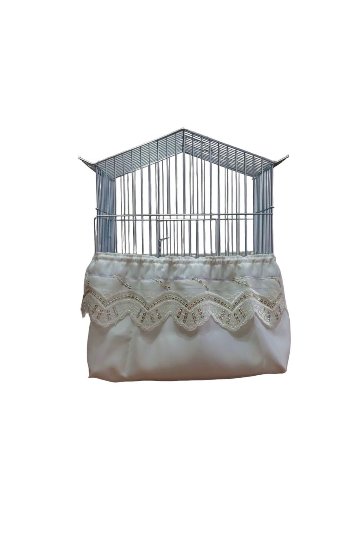 bayraktarpet-Budgie Satin Cage Tulle - M Medium Size (1 Piece) 5