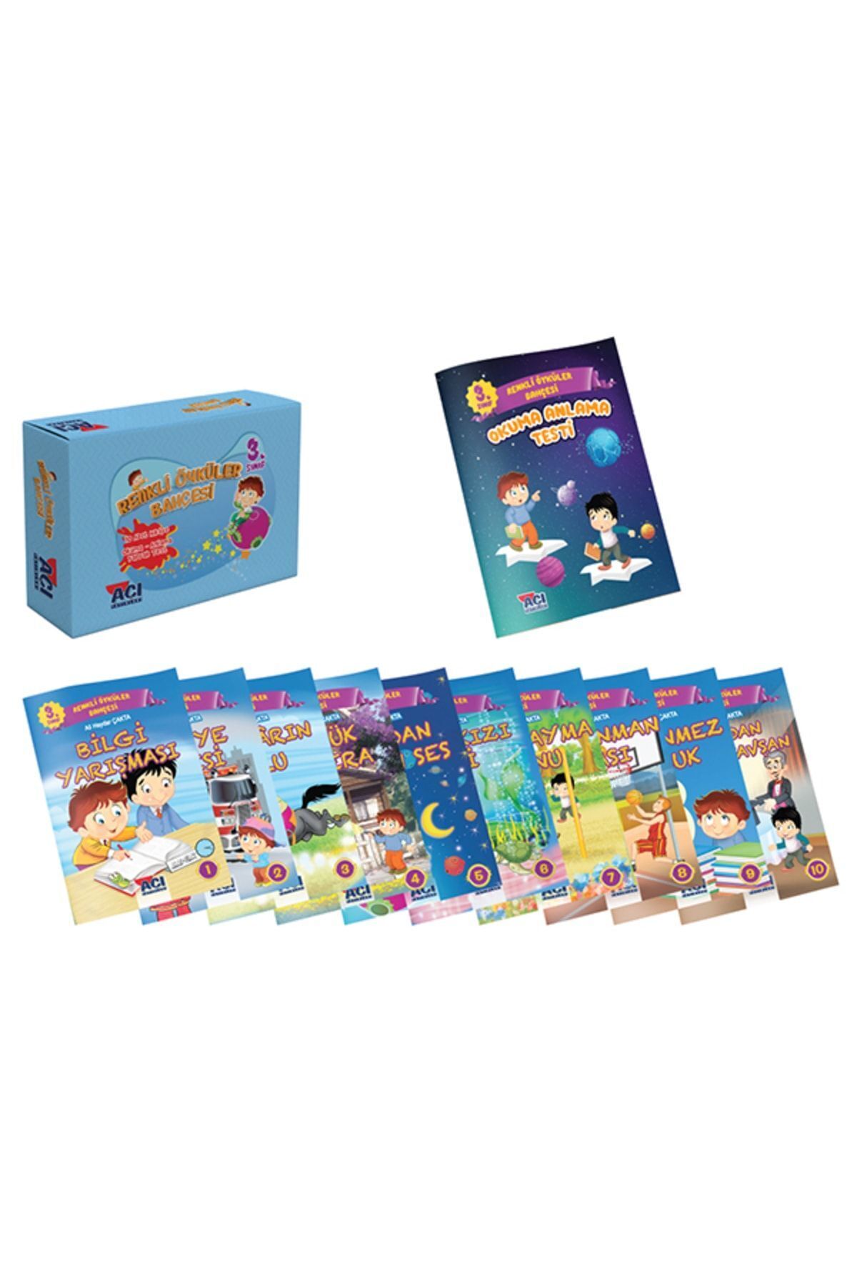 Açı Yayınları 3.sınıf Renkli Öyküler Bahçesi (10 Kitap) fotoğrafı 2 (önizleme)
