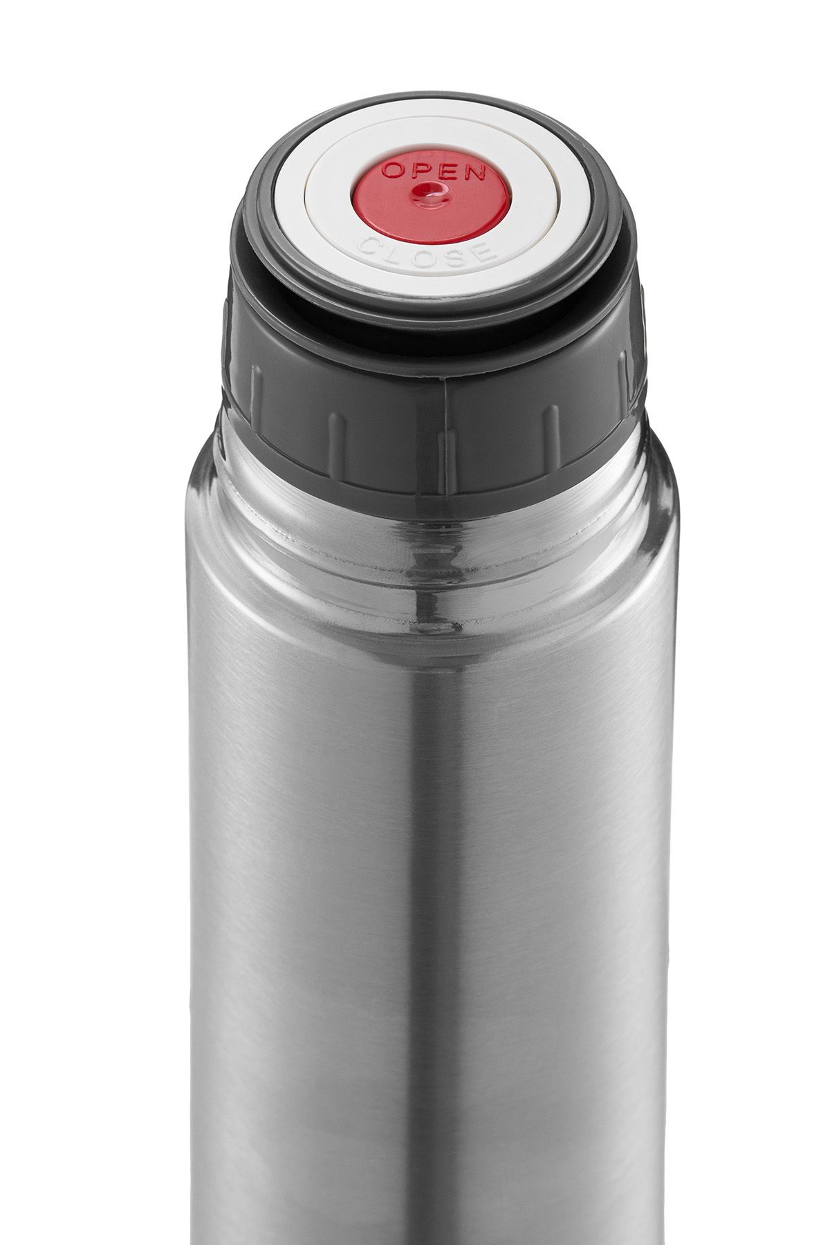 فلاسک خاکستری termos 400 میل روشن inox Emsan
