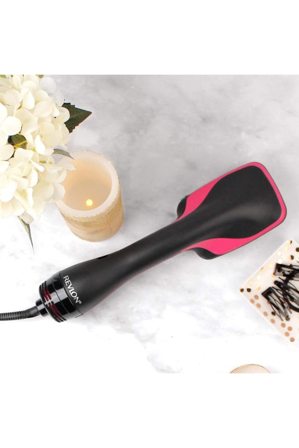Revlon-Perfect Heat One Step Dryer & Styler, 1100W, 2 Heat settings, Large paddle design - RVDR5212 7