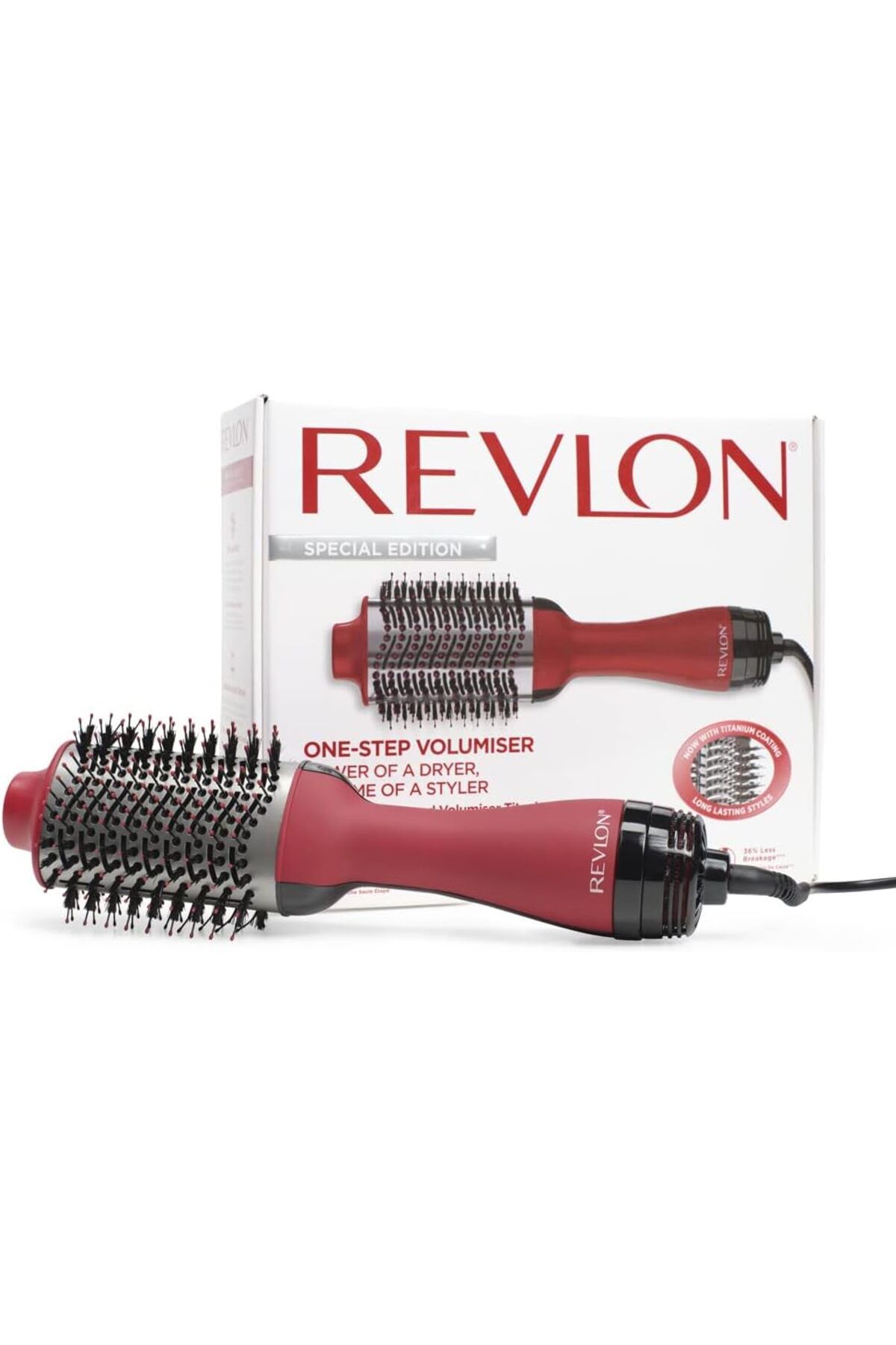 Revlon-One Step Hair Volumizer Ionic Tech, Titanium, Tangle-Free Combination Bristles - RVDR5279ARB 5