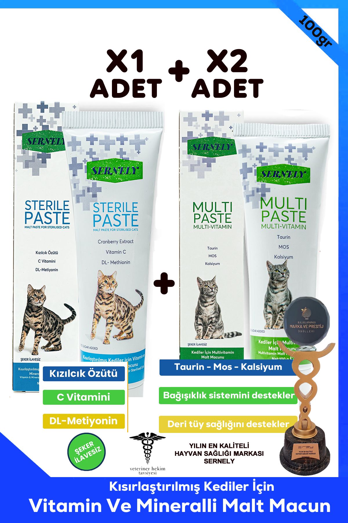 2 Adet Multi-paste + 1 Adet Sterile Paste
