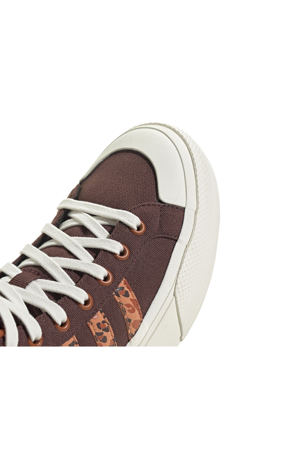 اسنیکر چند رنگ زنانه Bravada 2.0 Mid Platform کفش روزانه IH7297 قهوه ای adidas
