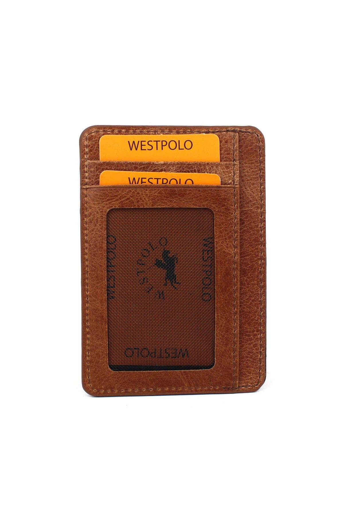 کارت دار مردانه WEST POLO TABA COLOR LEAGE چرمی CRAZY MINI CARD deri,se club