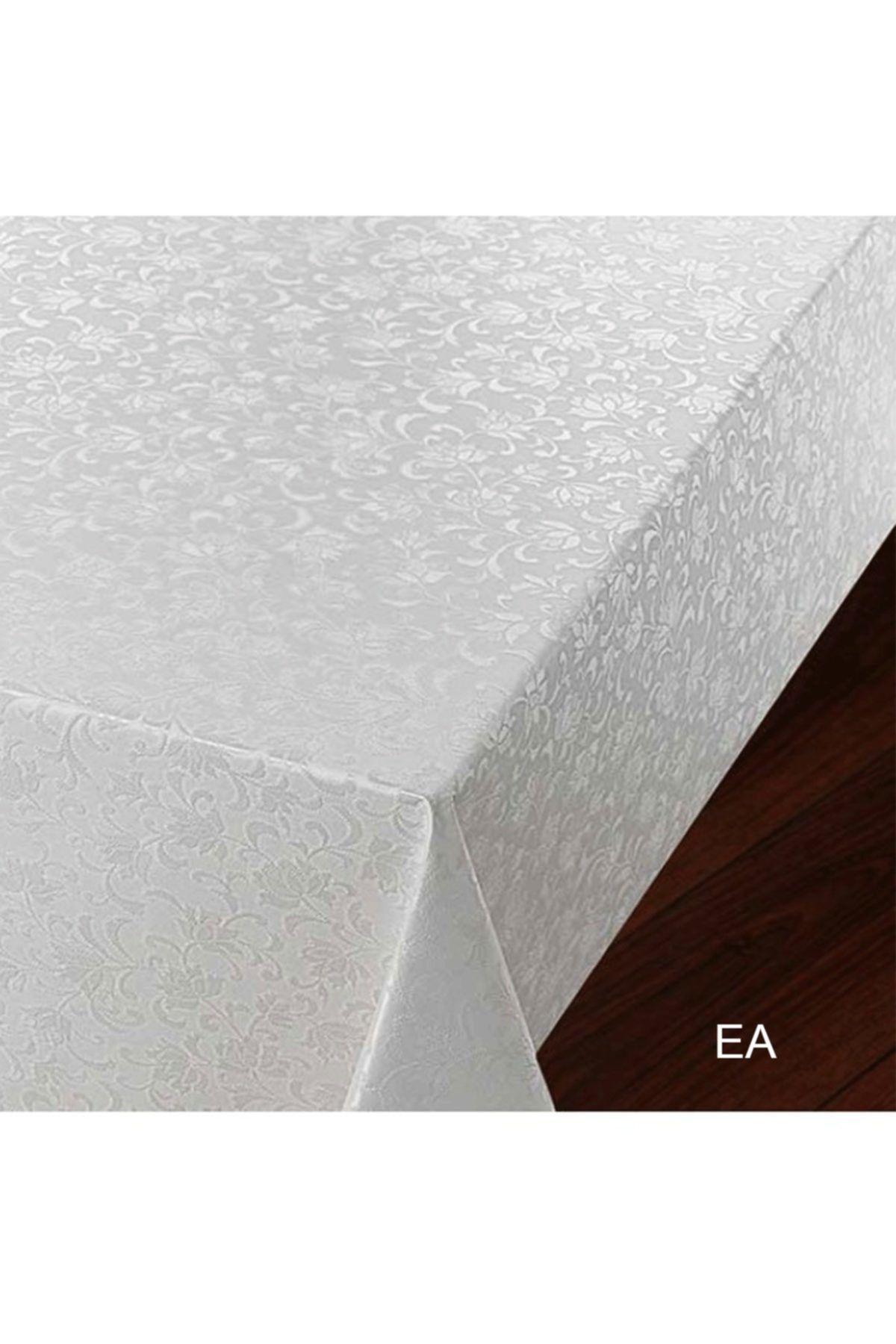 polset Pvc  Astarlı Kabartmalı Kumaş Görünümlü Masa Örtüsü Silinebilir 514krem